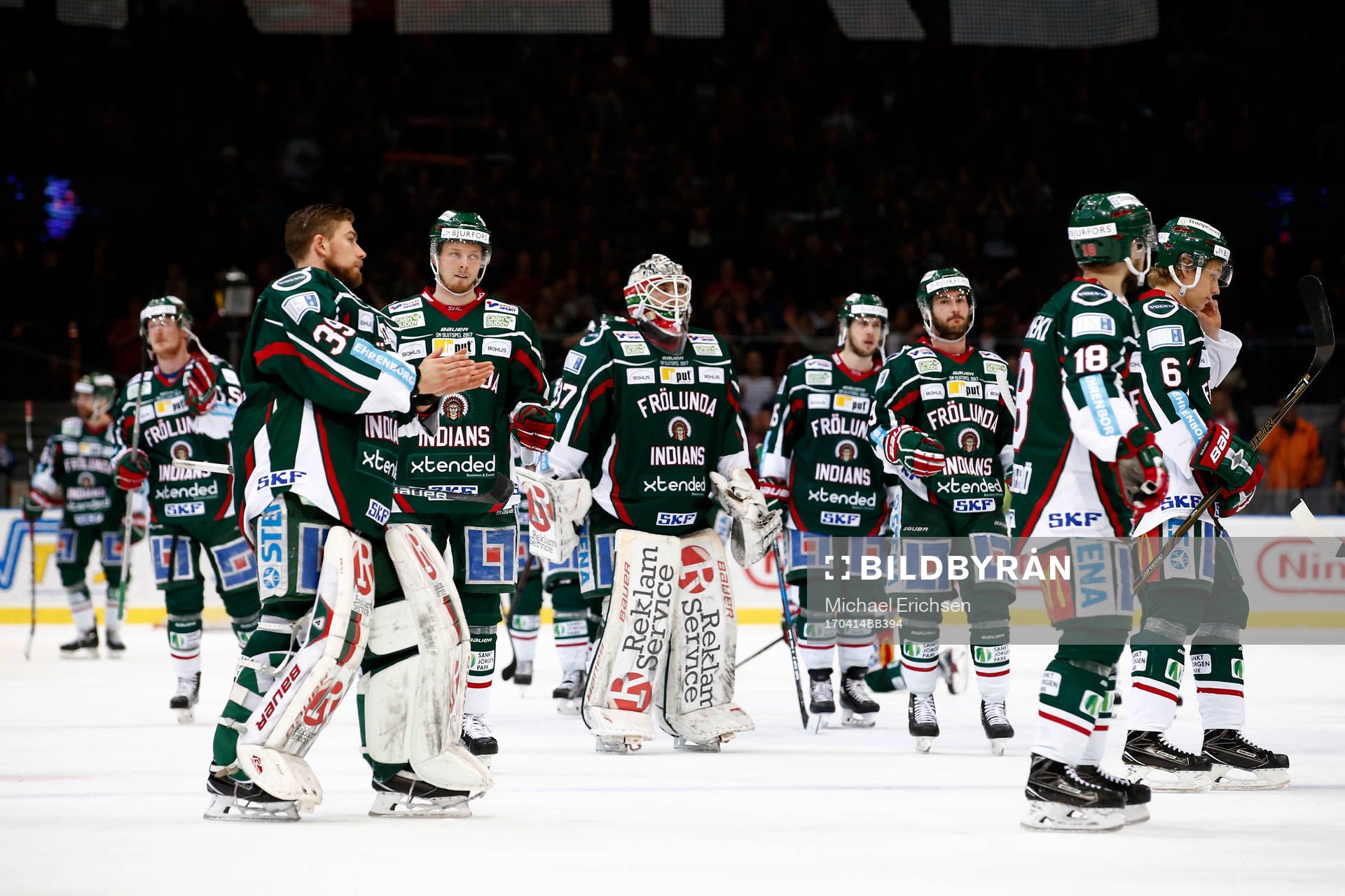 Frölundas spelare deppar