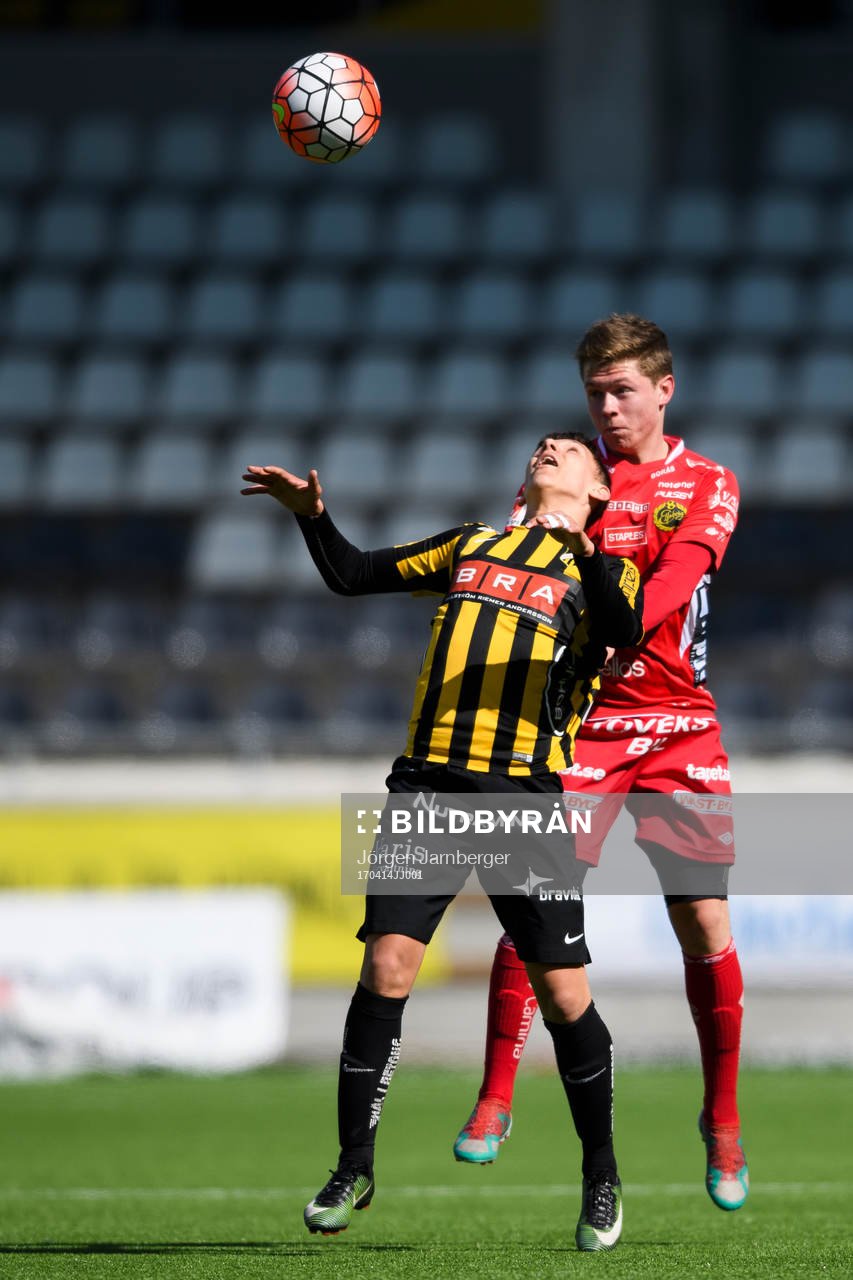 Häckens Emir Bosnic och Elfsborgs Samuel Rundqvist