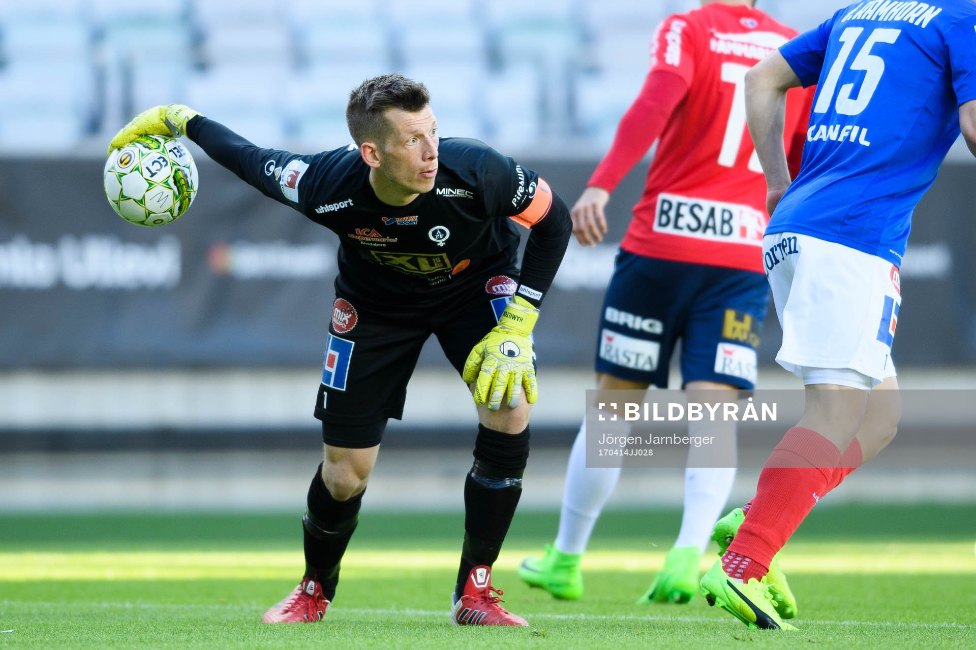 Åtvidabergs målvakt Gustav Jansson