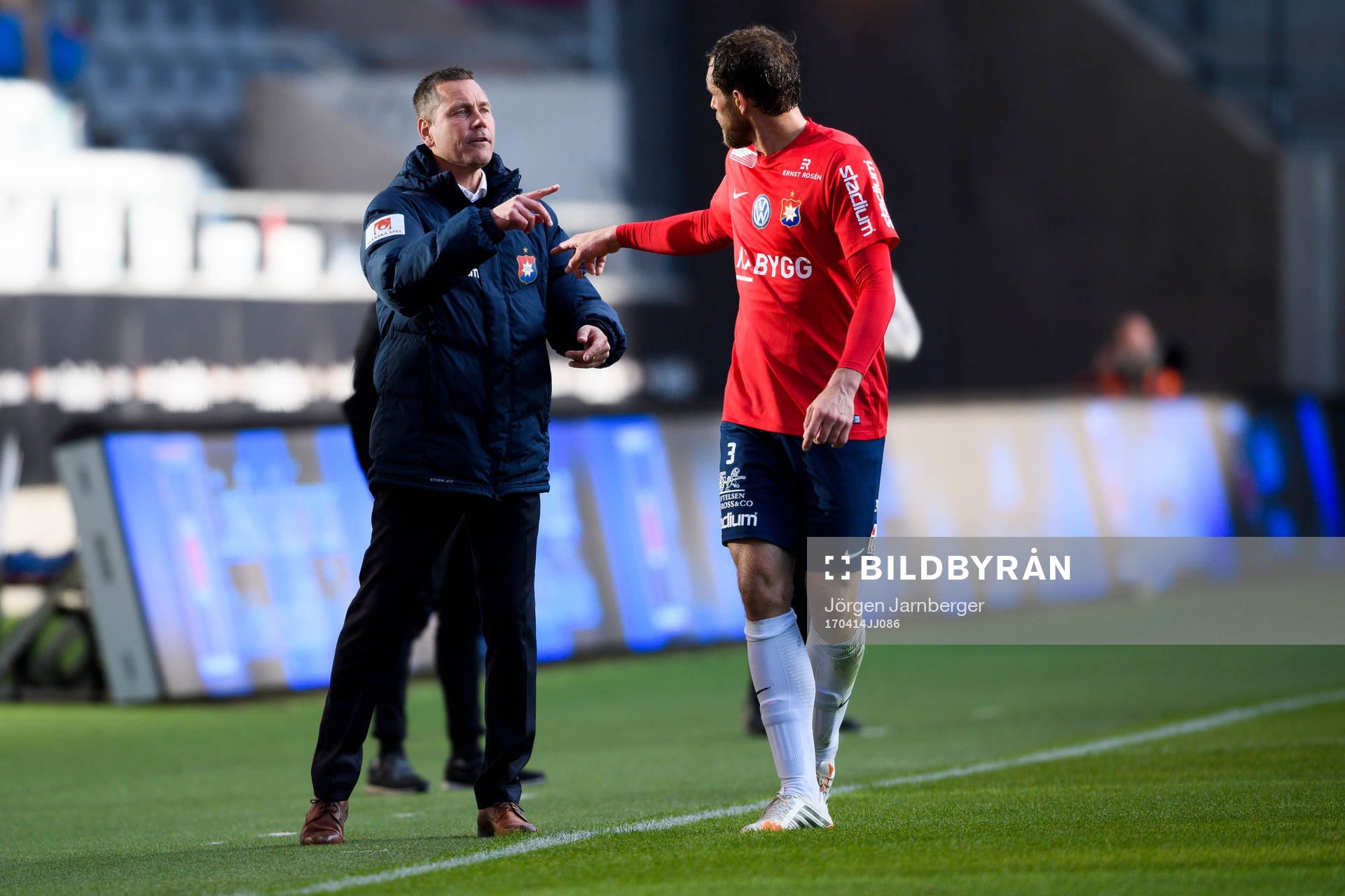 Örgrytes tränare Marcus Lantz och Johan Elmander