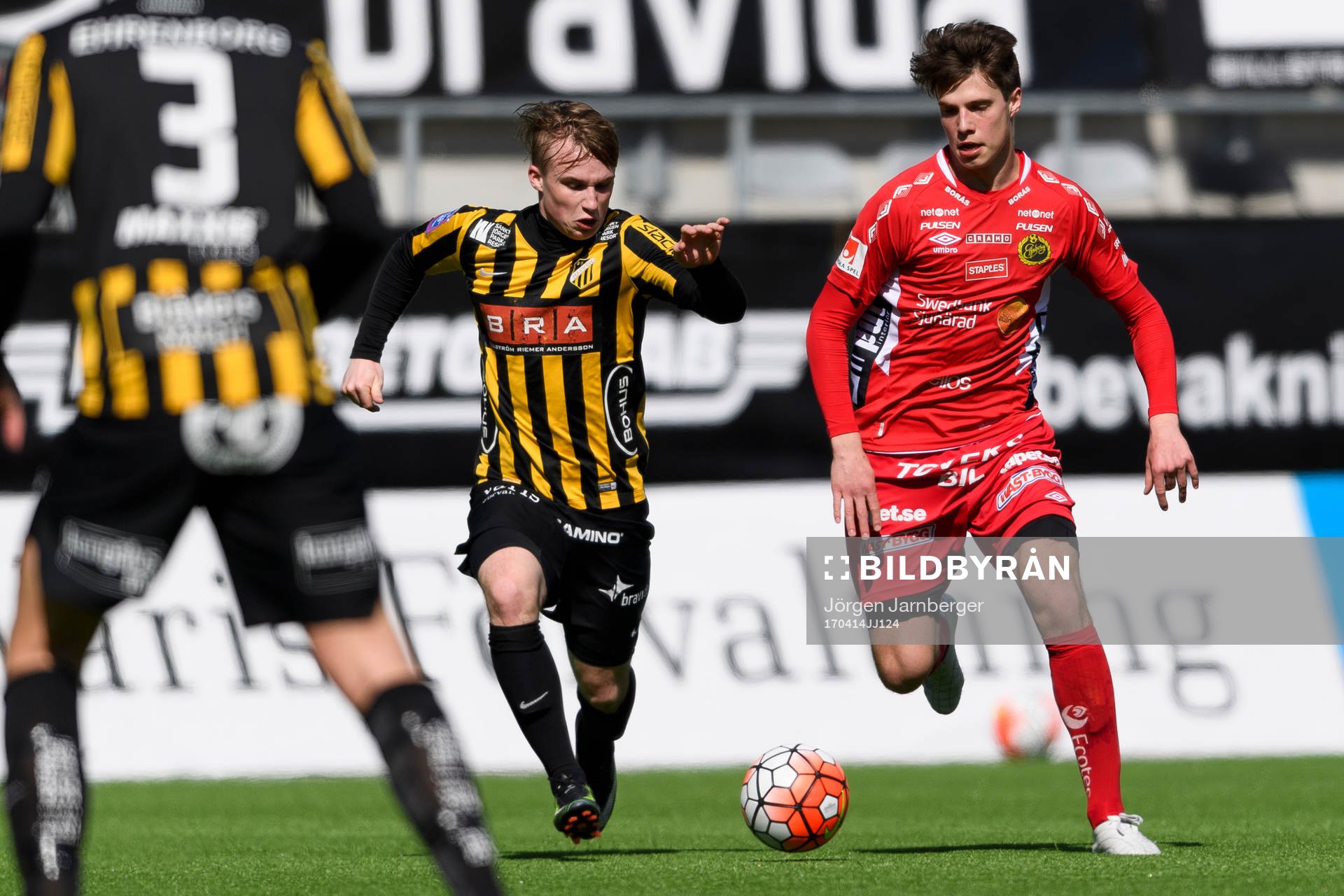 Elfsborgs Joakim Engström och Häckens Theo Kornbakk