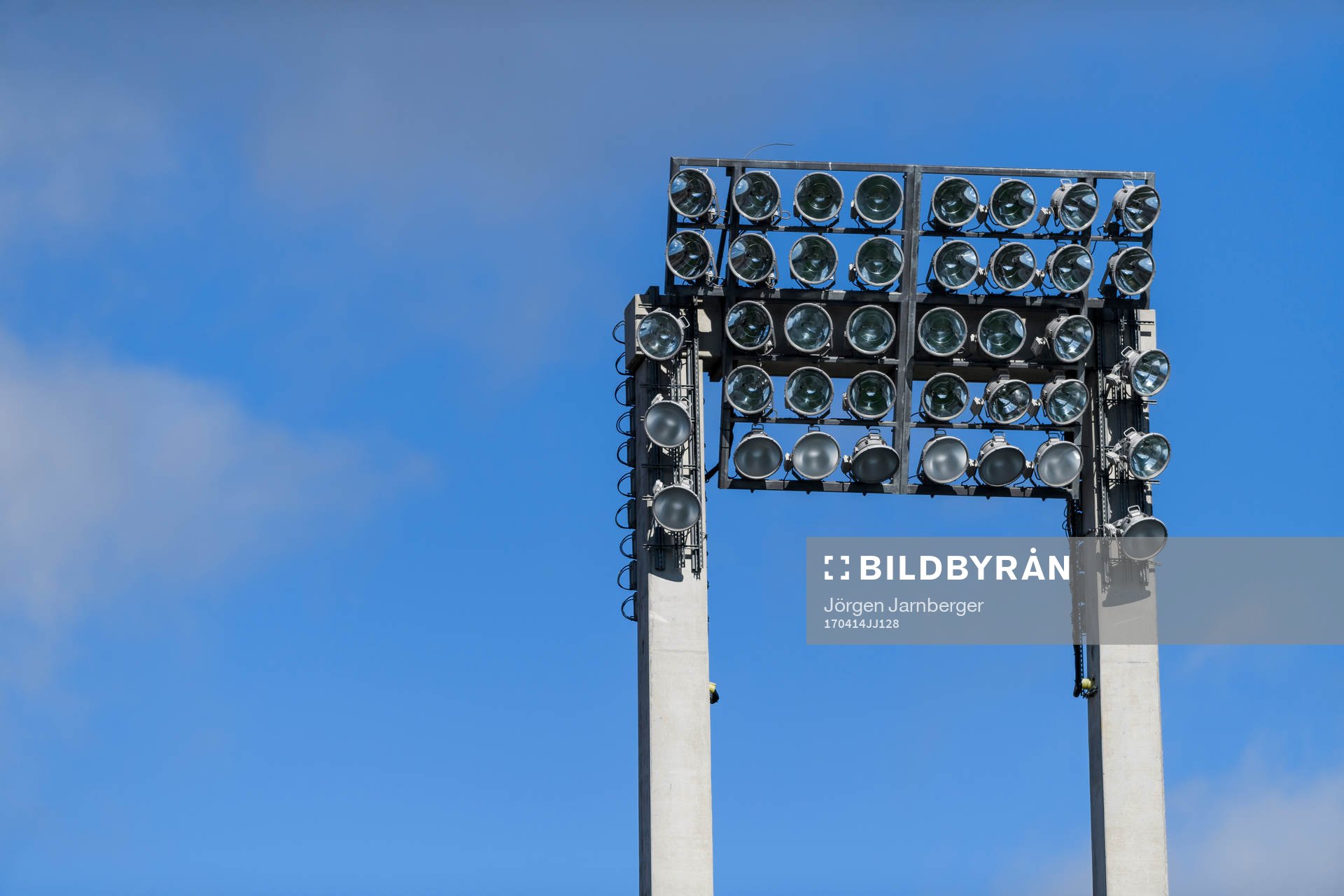 Belysning på Bravida arena