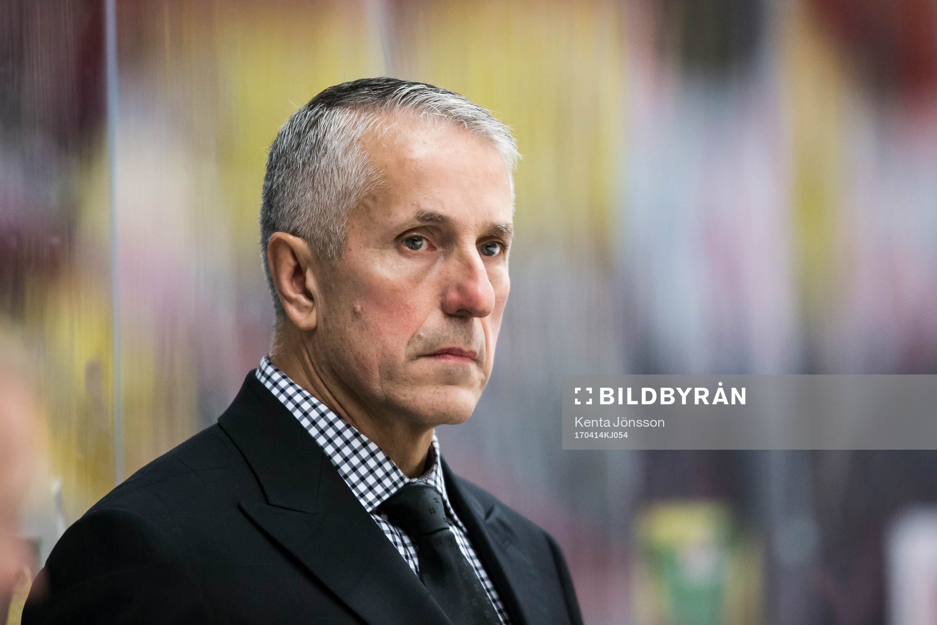 Lettlands förbundskapten Bob Hartley