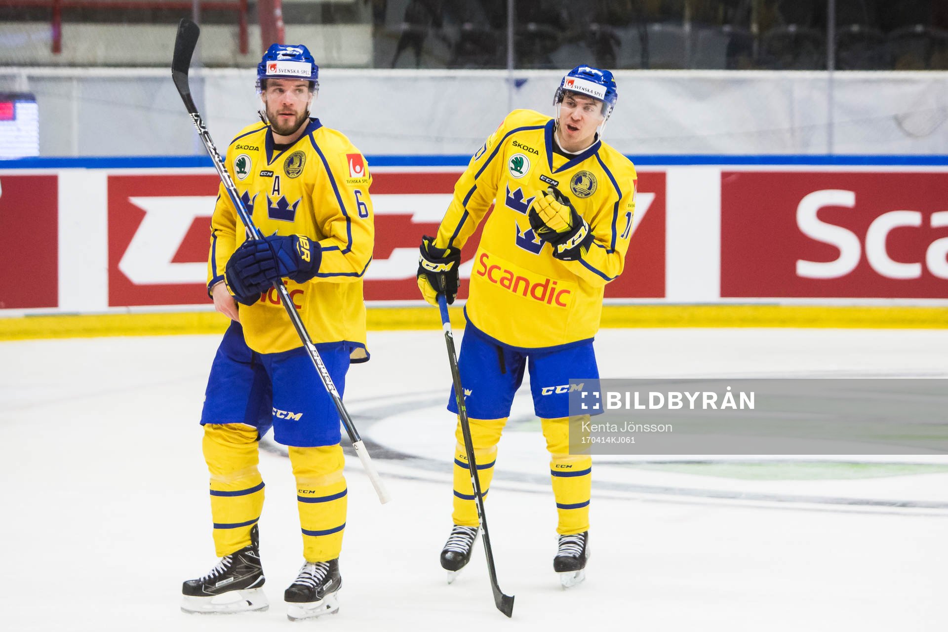 Sveriges Oscar Fantenberg och Pär Lindholm