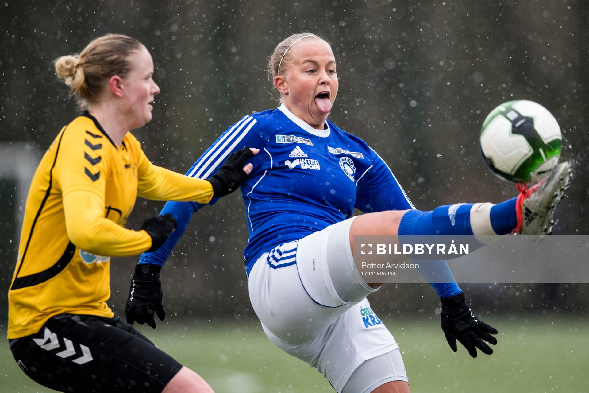 Stattenas Stephanie Petersson och Glimåkras Charlotte