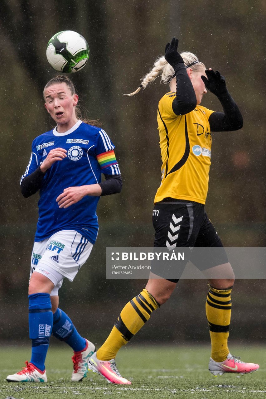 Stattenas Emma Krantz och Glimåkras Sofie Andersson