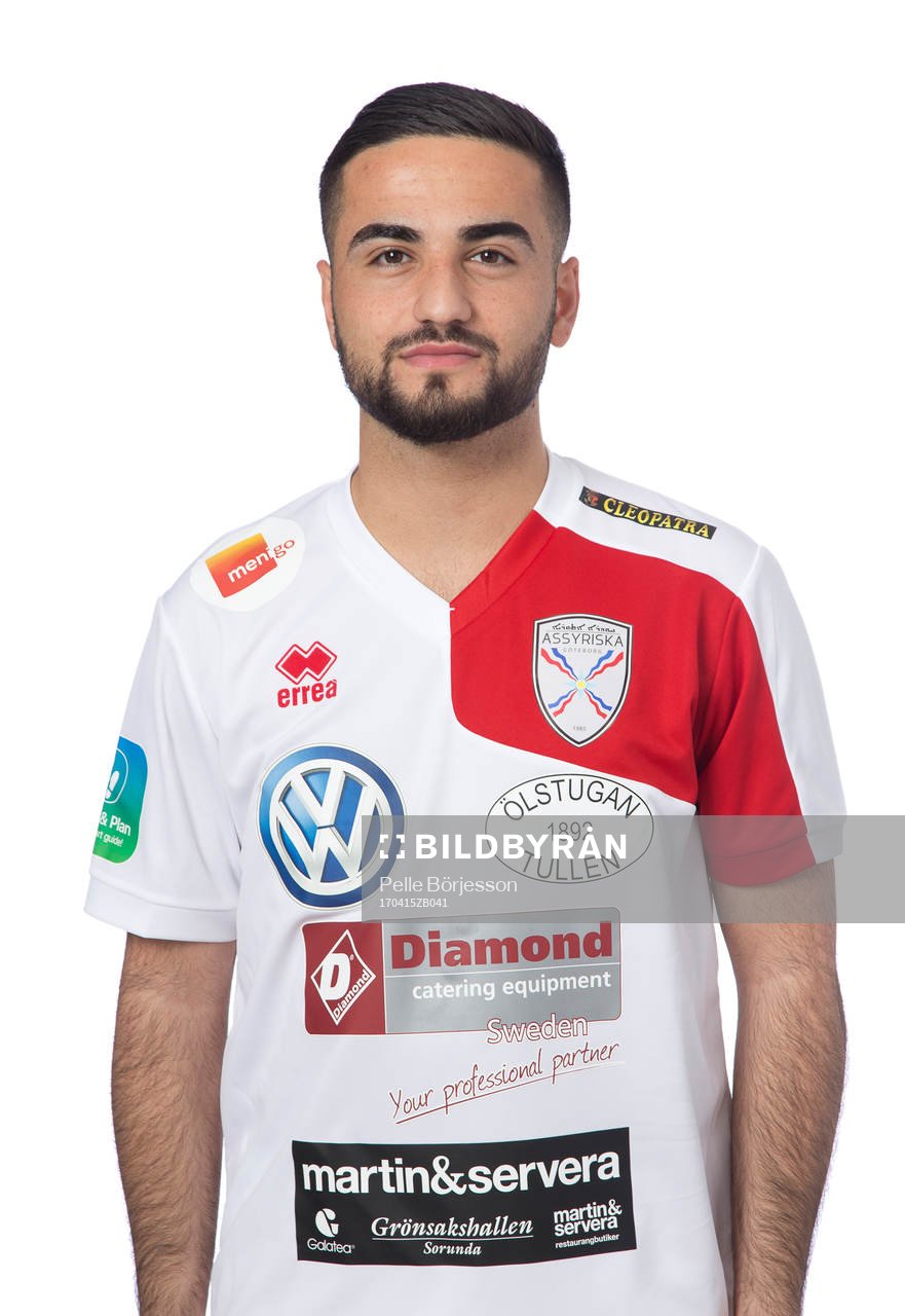 Assyriskas Galvan Ayoub poserar för ett porträtt den 15 april 2017 i Göteborg.