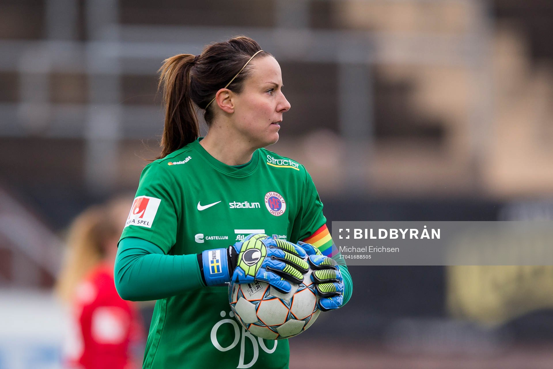 Örebros målvakt Carola Söberg