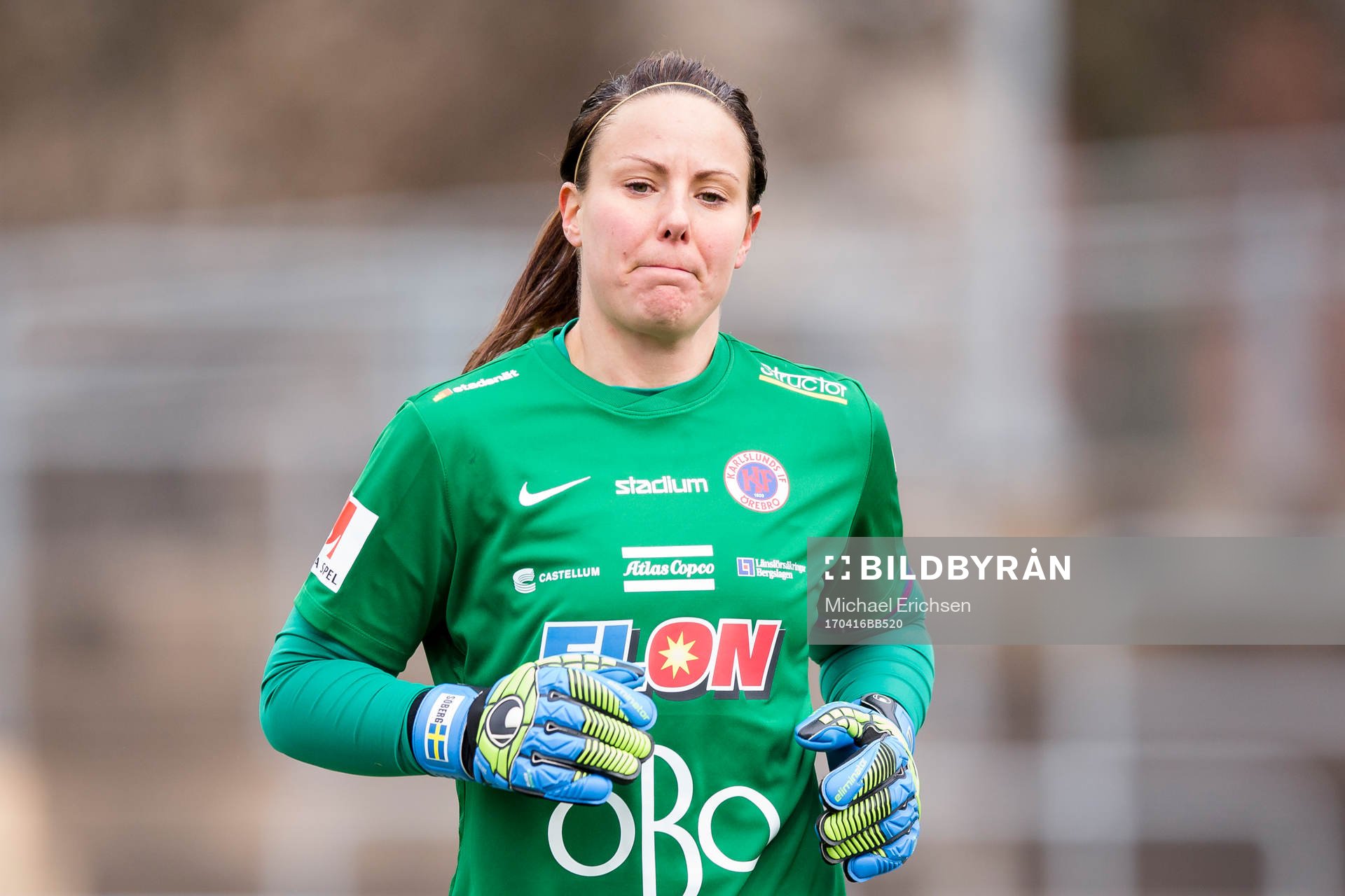 Örebros målvakt Carola Söberg