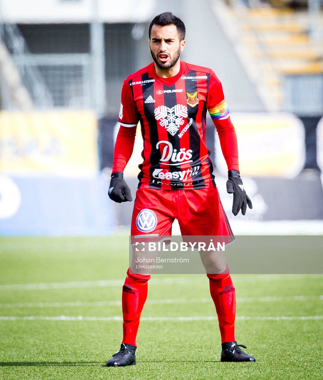 Östersunds Brwa Nouri med pridebindel