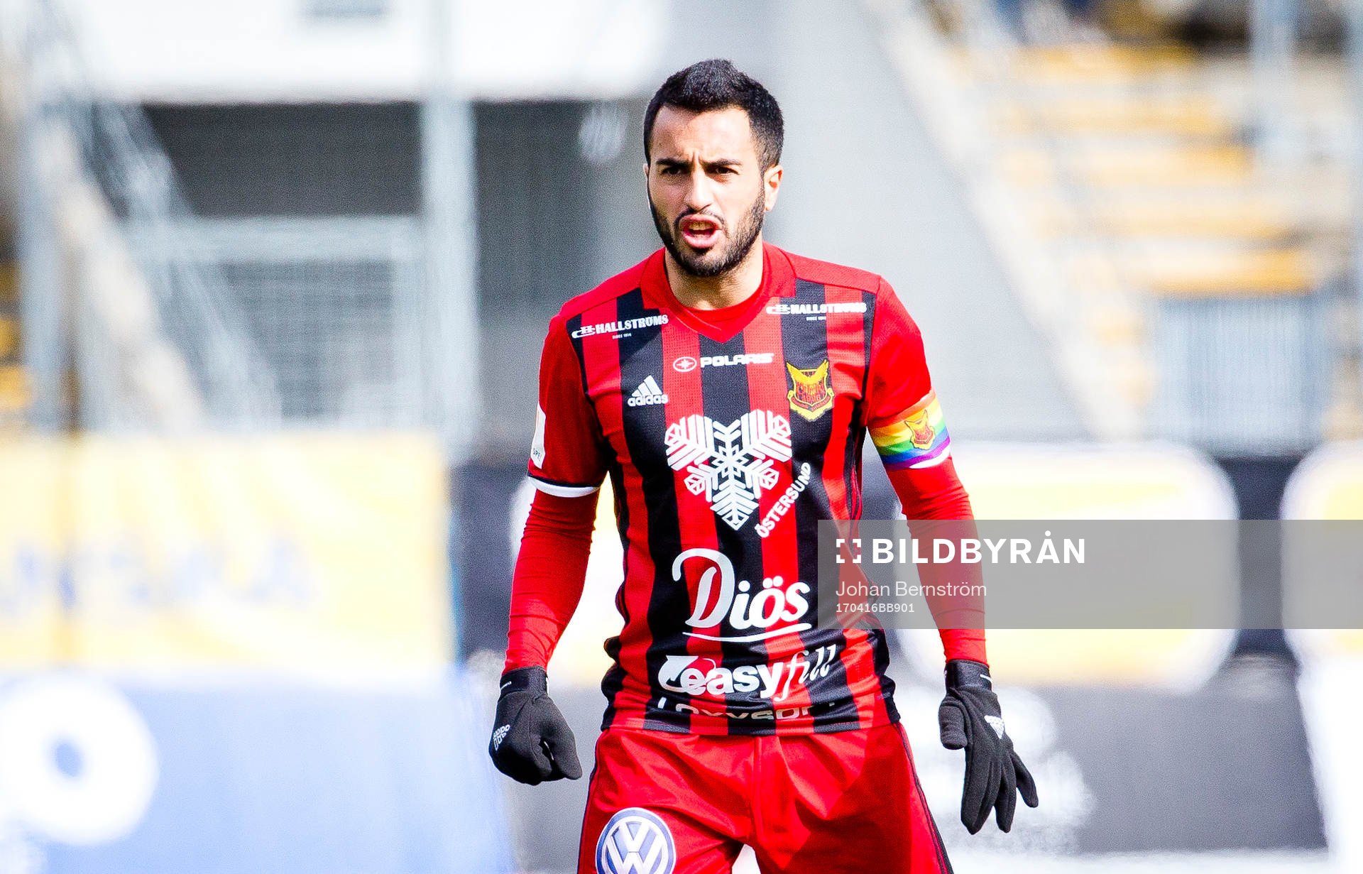 Östersunds Brwa Nouri med pridebindel