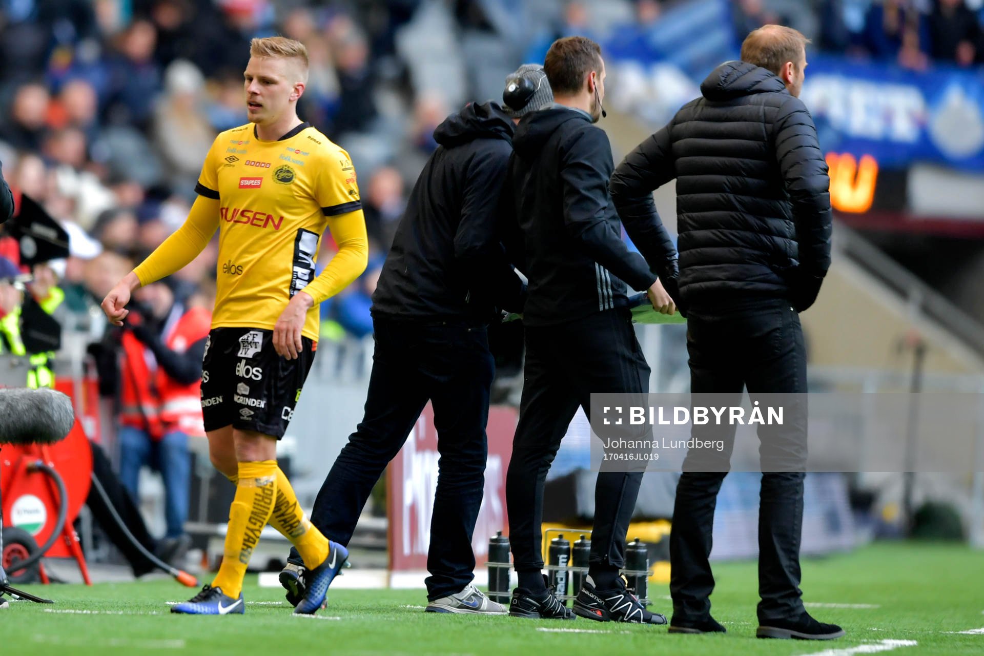 Elfsborgs Per Frick får lämna planen skadad