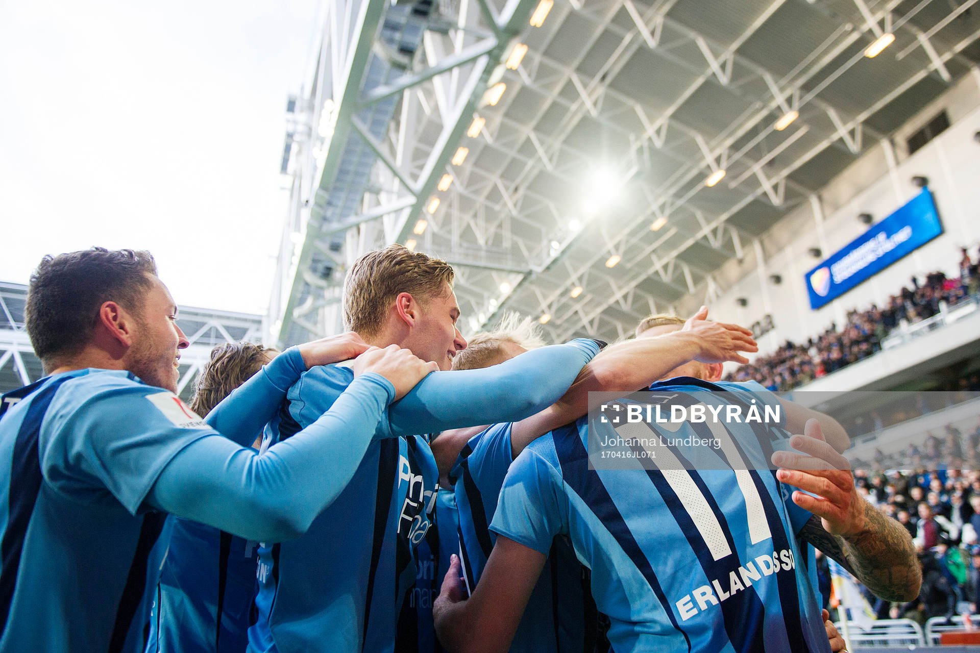 Djurgårdens Kerim Mrabti, Felix Beijmo och Gustav Engvall