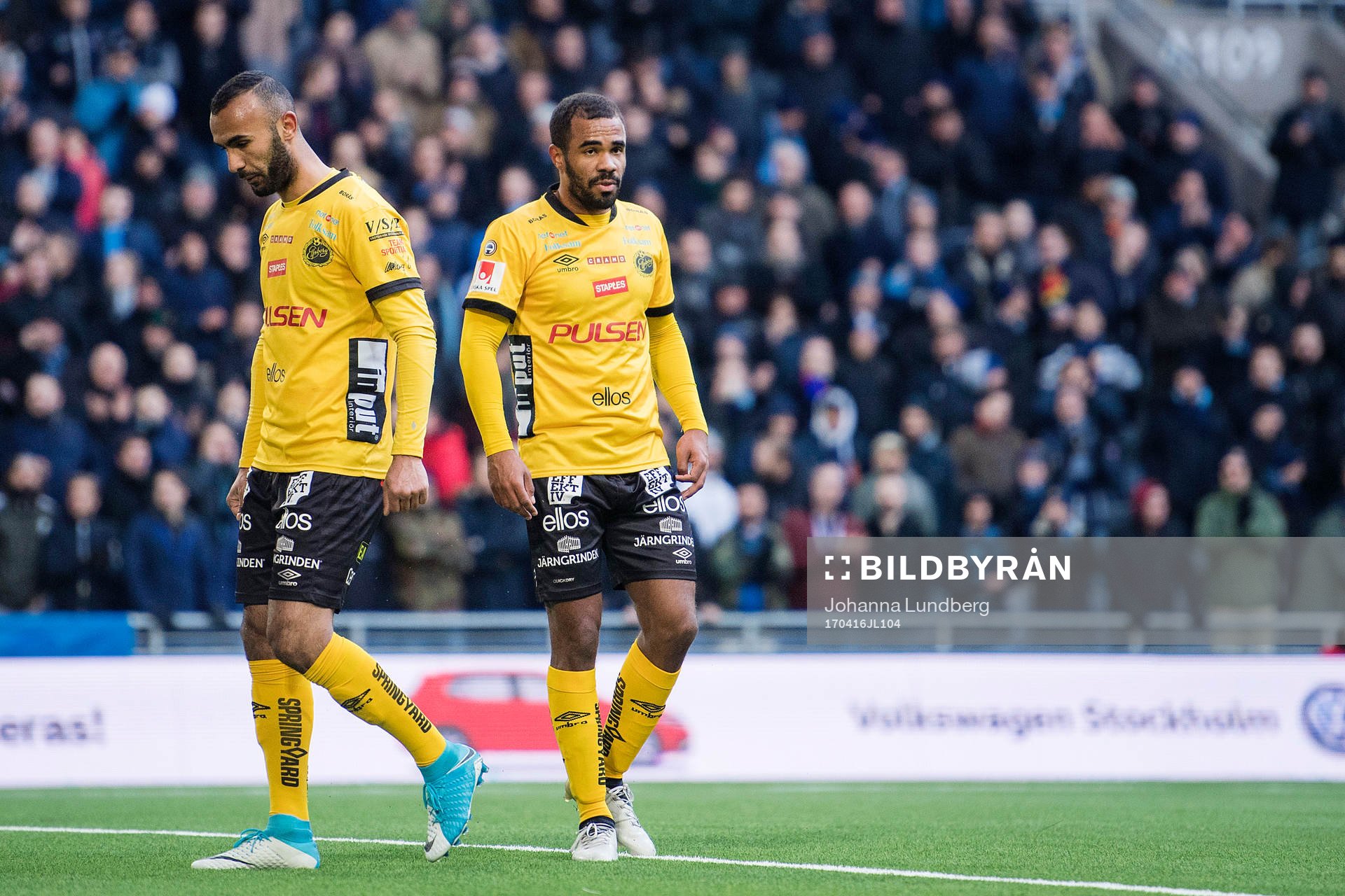 Elfsborgs Issam Jebali och Alex Dyer deppar