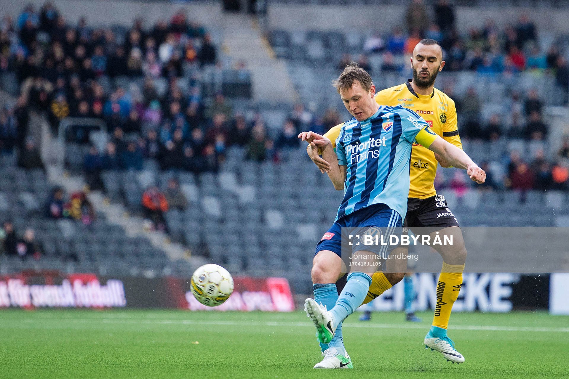 Djurgårdens Kim Källström och Elfsborgs Issam Jebali
