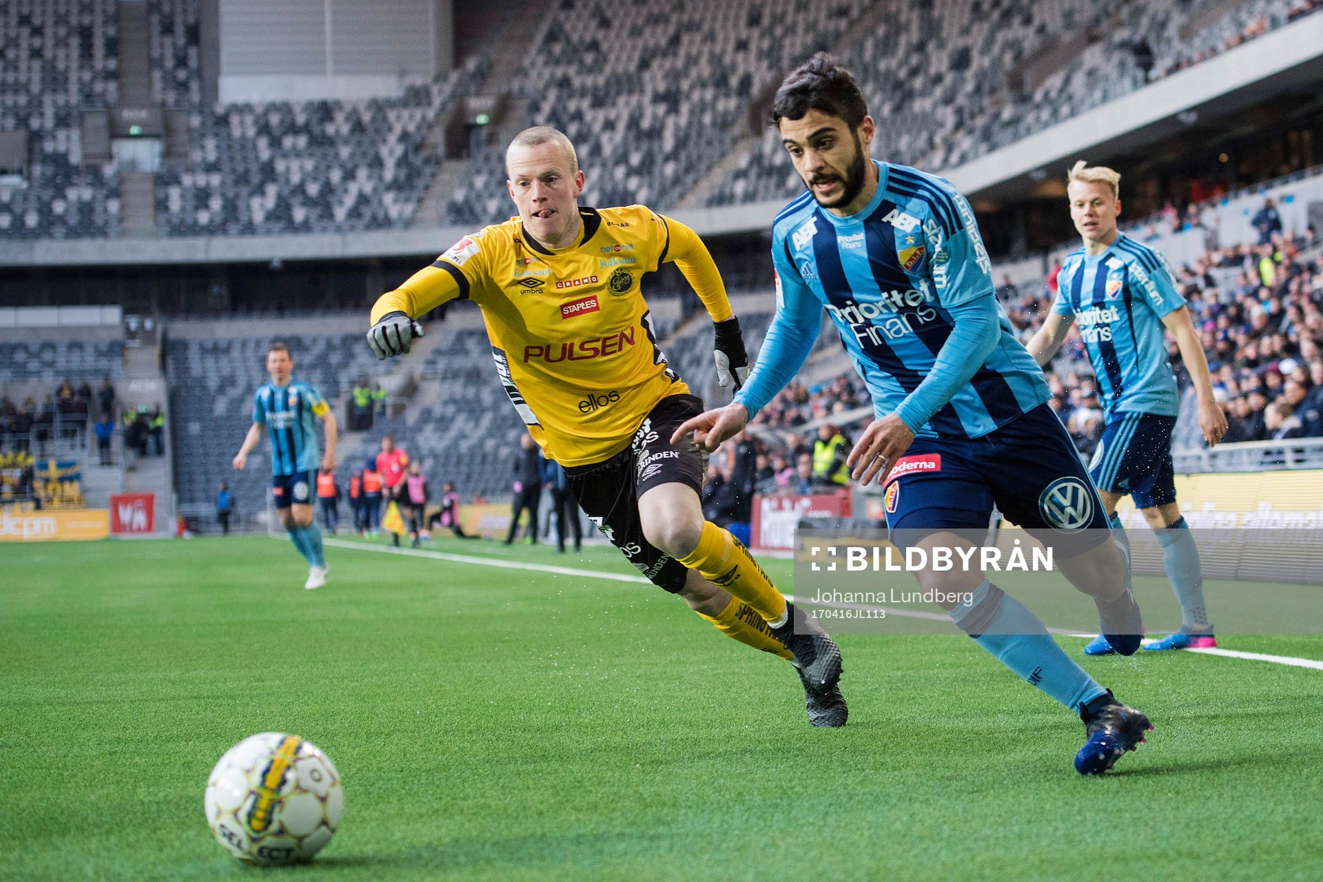 Elfsborgs Daniel Gustavsson och Djurgårdens Othman El Kabir