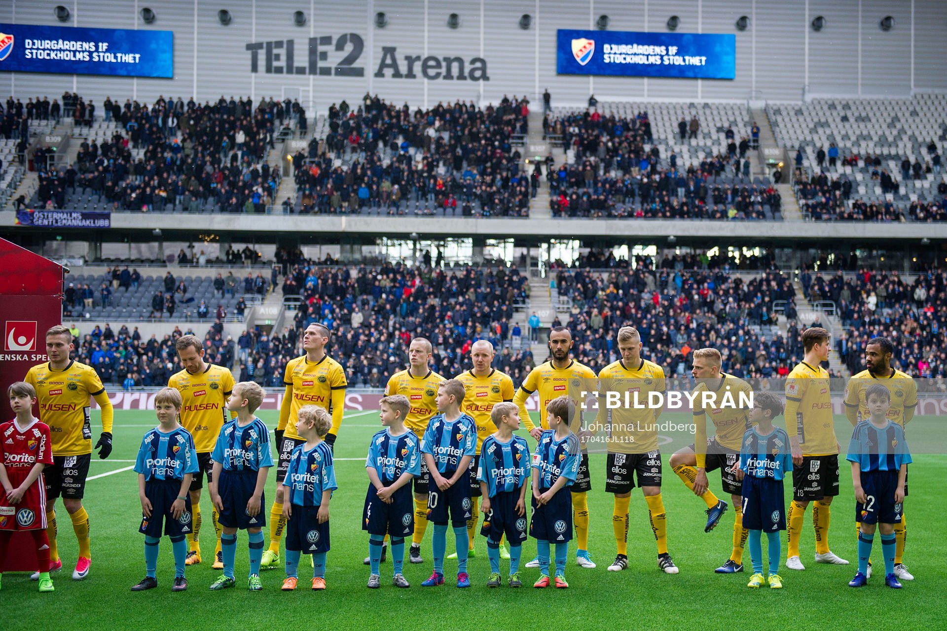 Elfsborgs spelare står uppställda