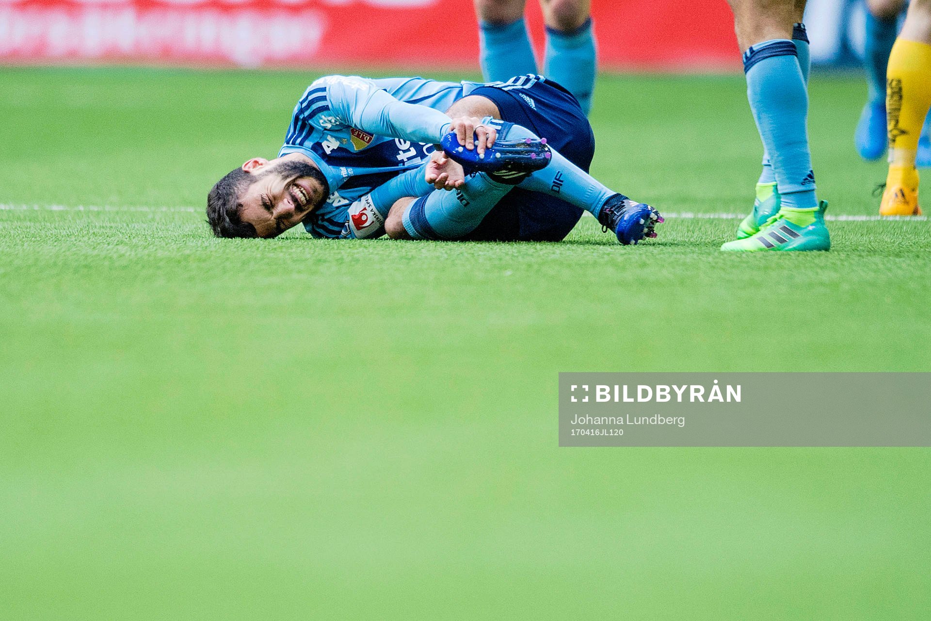 Djurgårdens Othman El Kabir får ont
