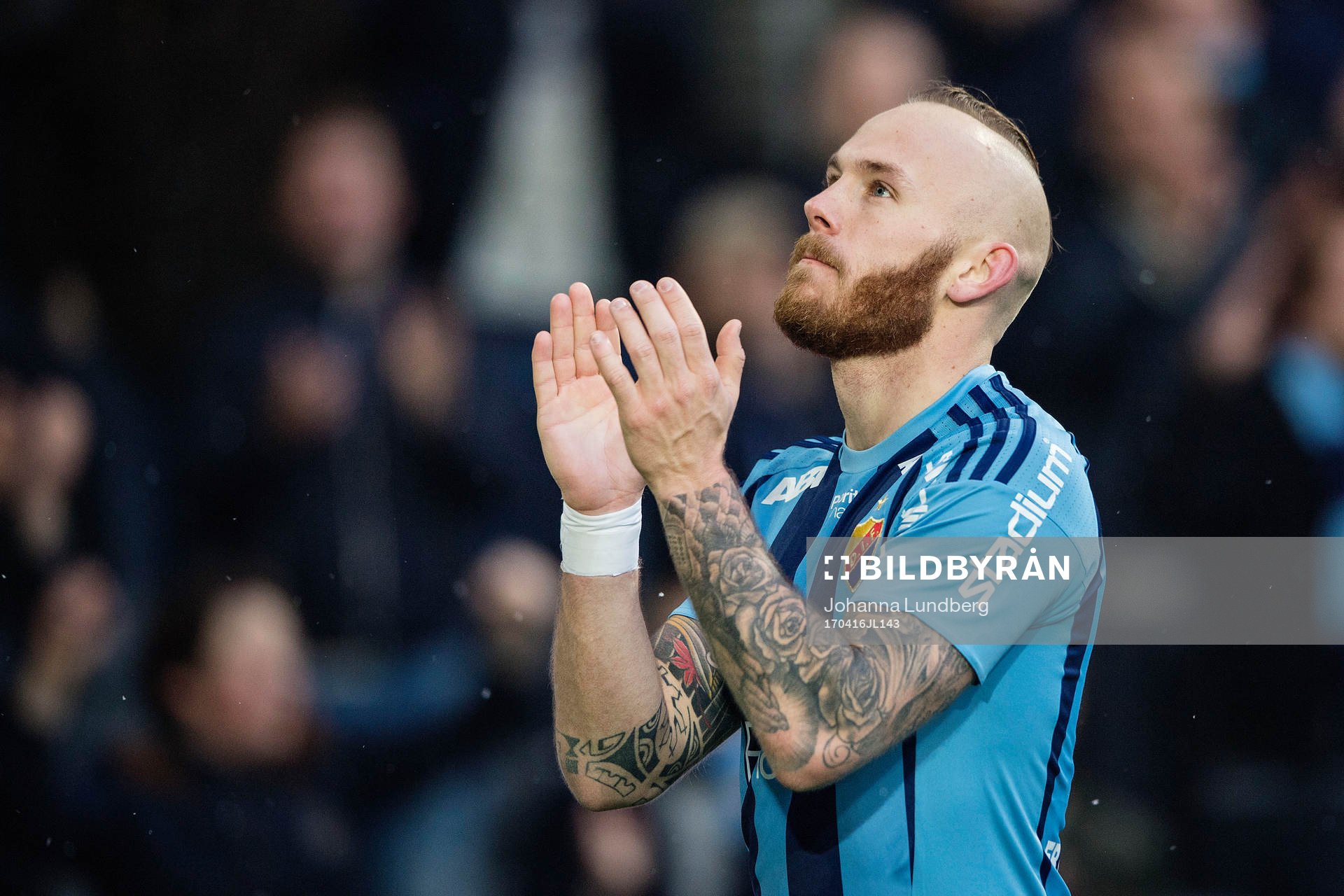 Djurgårdens Magnus Eriksson jublar