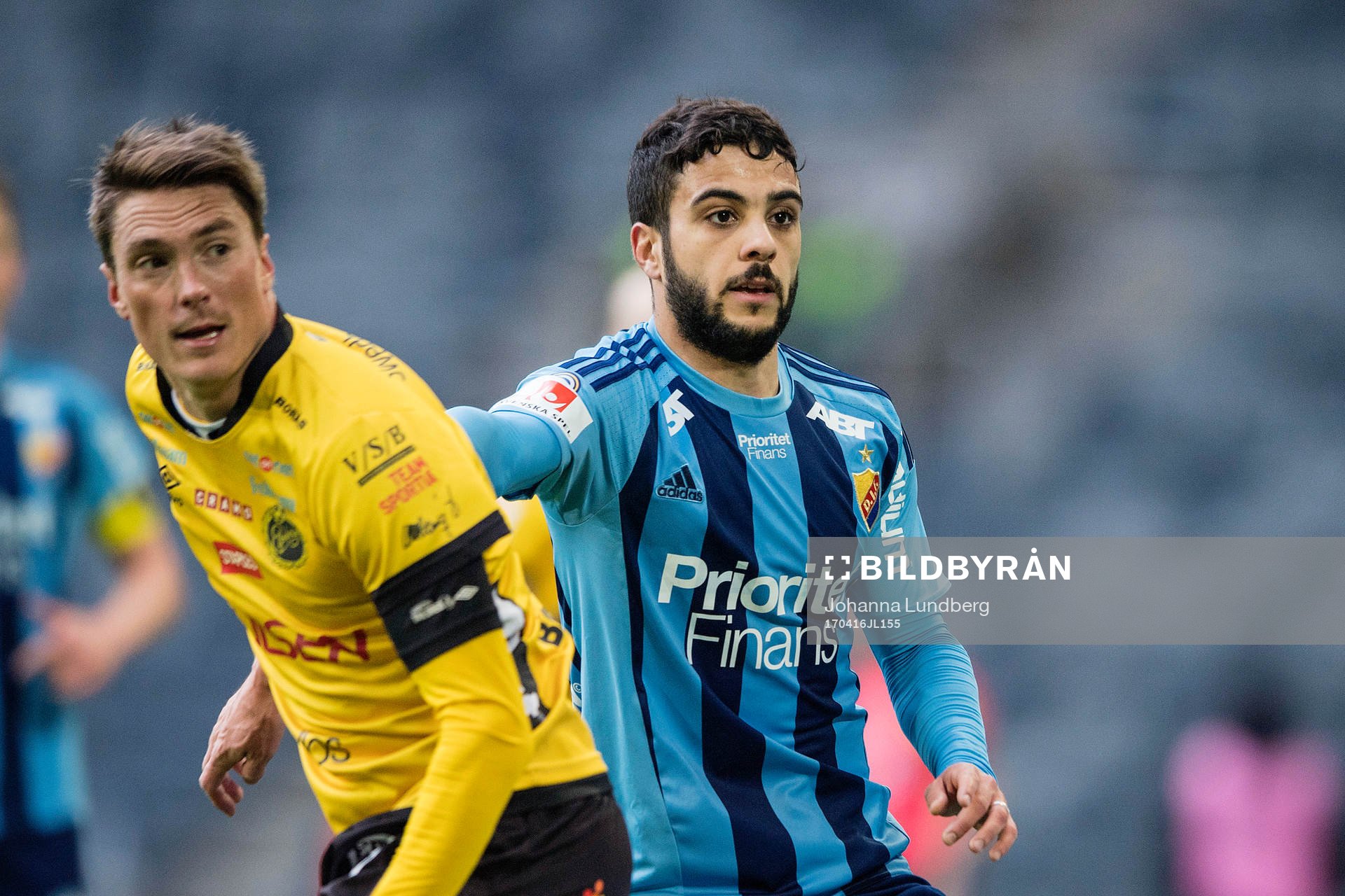 Elfsborgs Lasse Nilsson och Djurgårdens Othman El Kabir