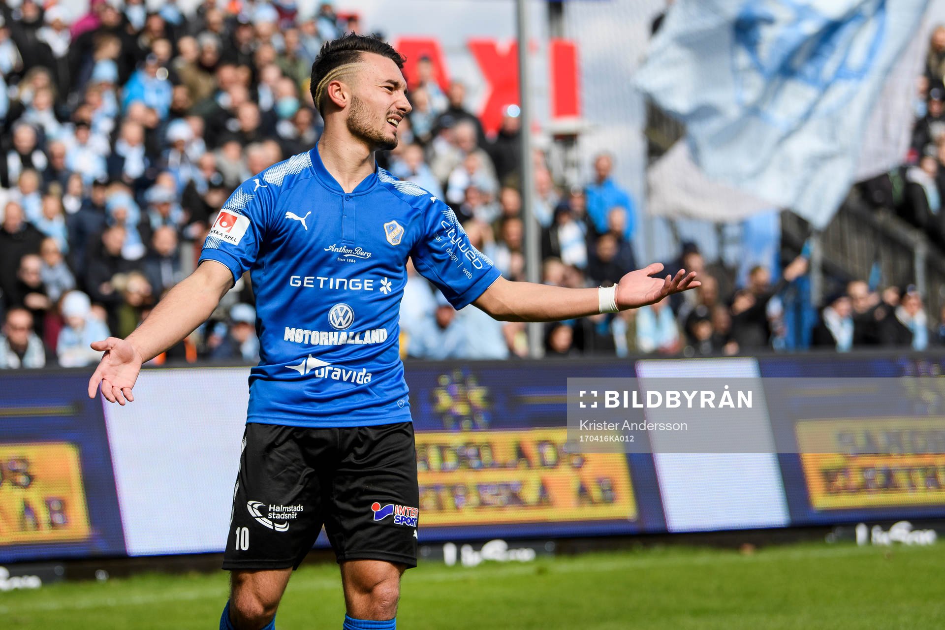 Halmstads Sead Haksabanovic deppar