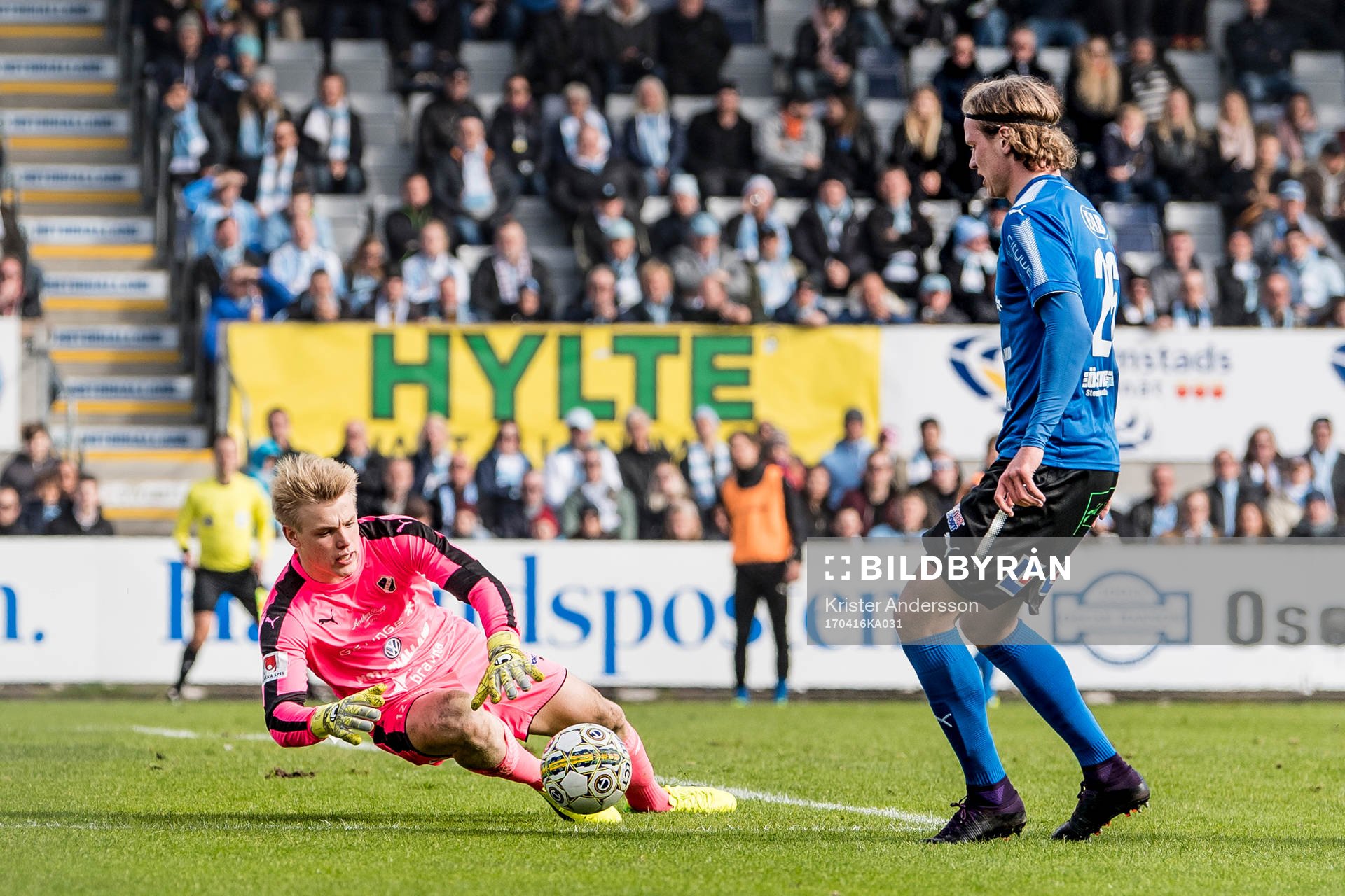 Halmstads målvakt Isak Pettersson