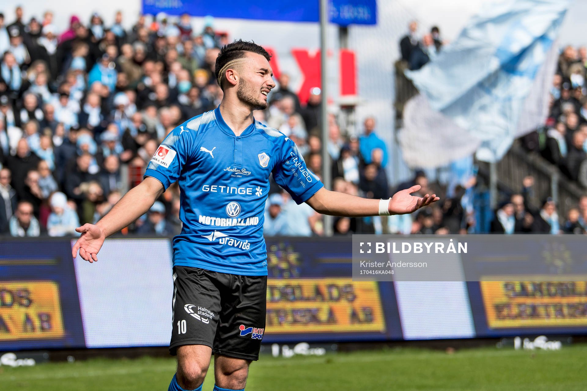 Halmstads Sead Haksabanovic deppar