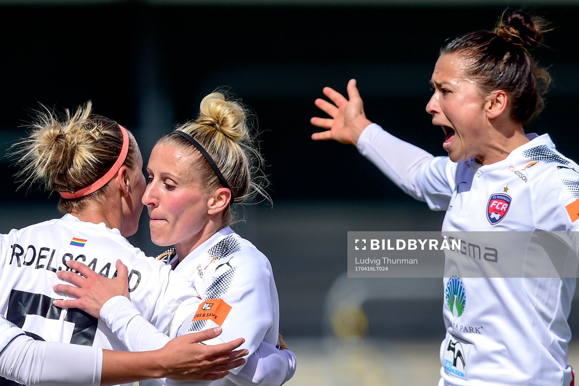 Rosengårds Sanne Troelsgaard Nielsen, Anja Mittag och