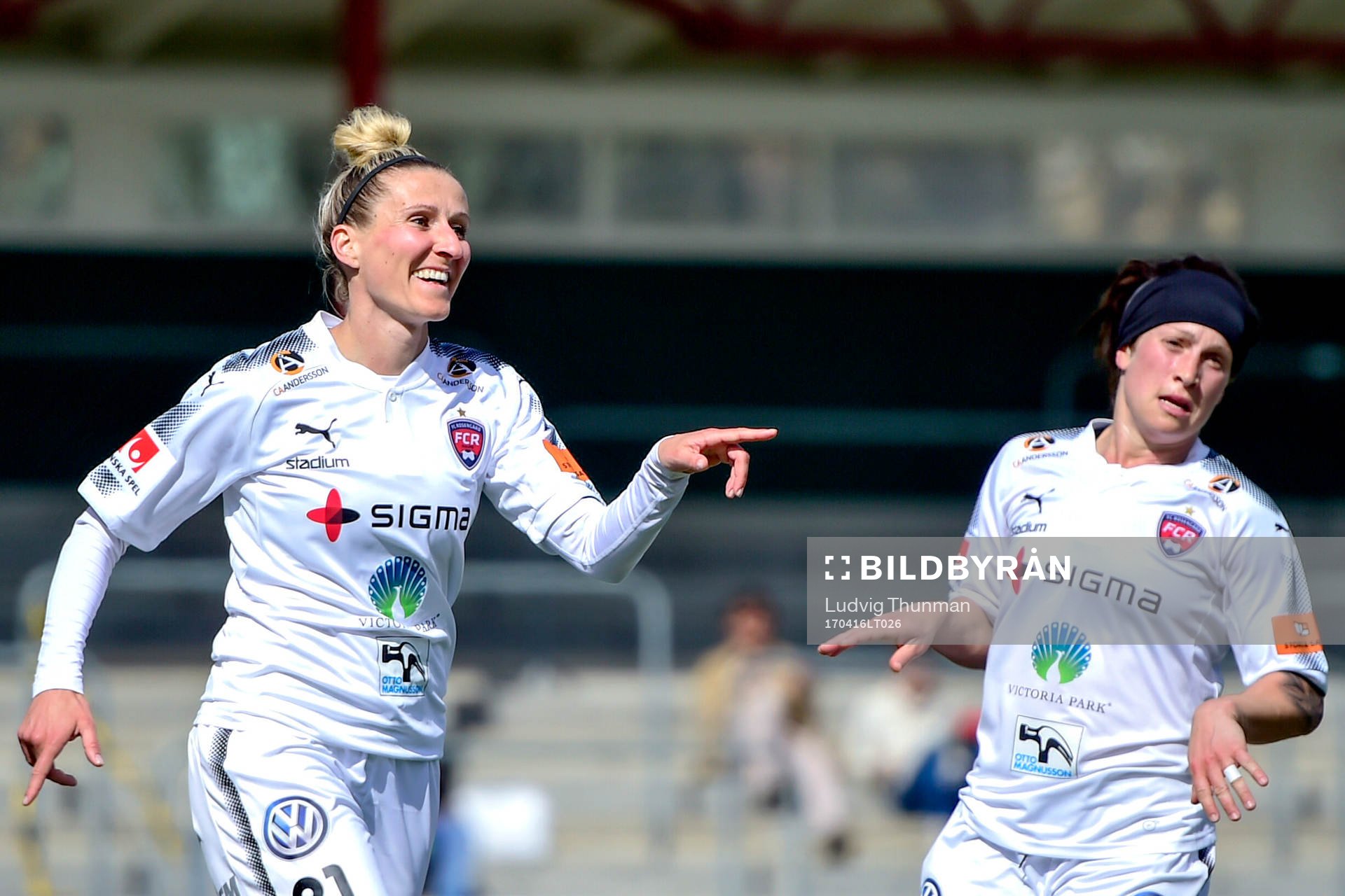 Rosengårds Anja Mittag jublar