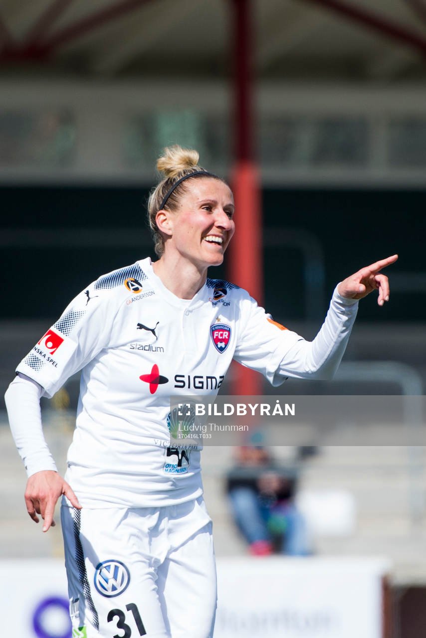 Rosengårds Anja Mittag jublar