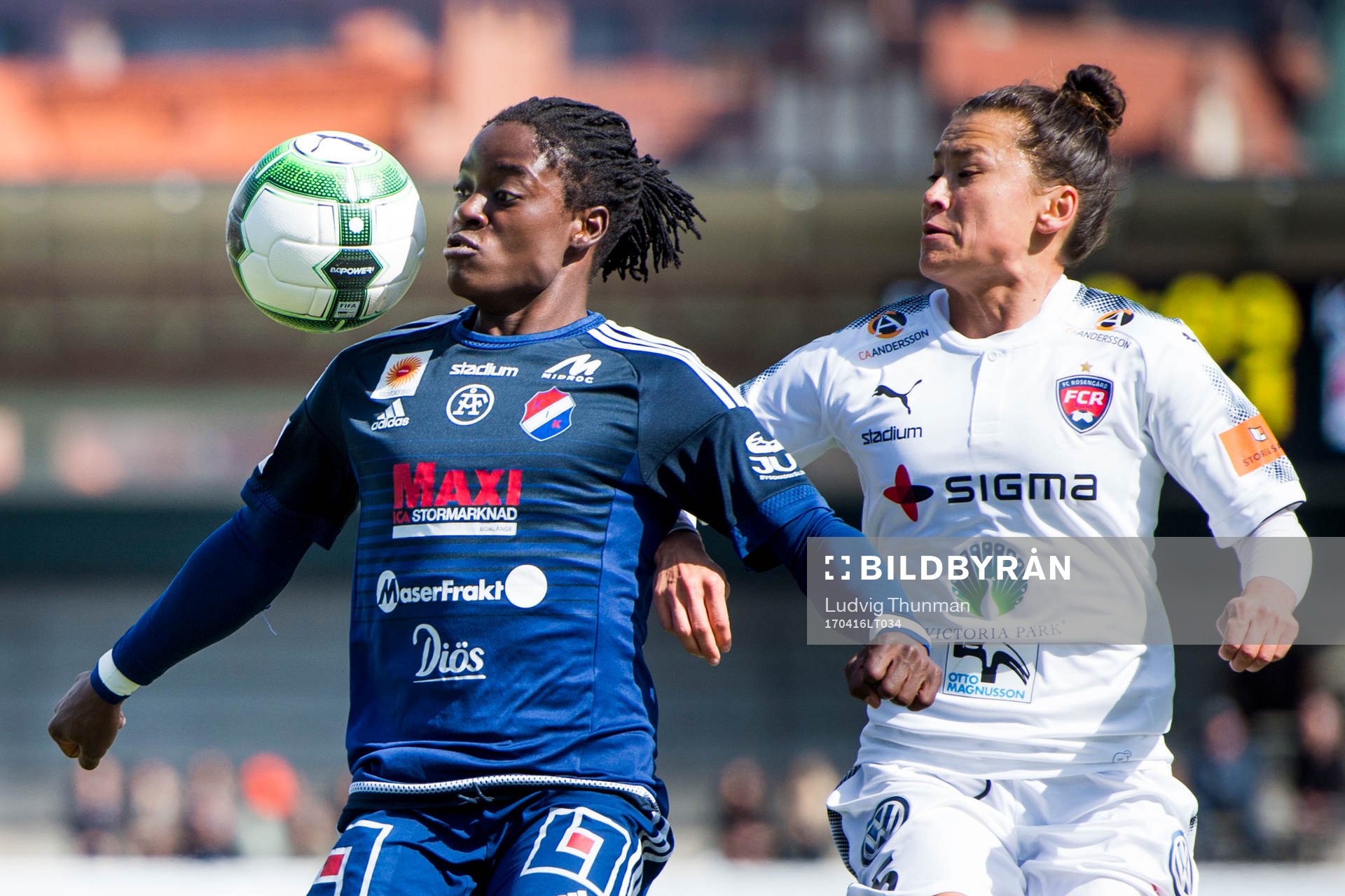 Kvarnsvedens Tabitha Chawinga och Rosengårds Alexandra