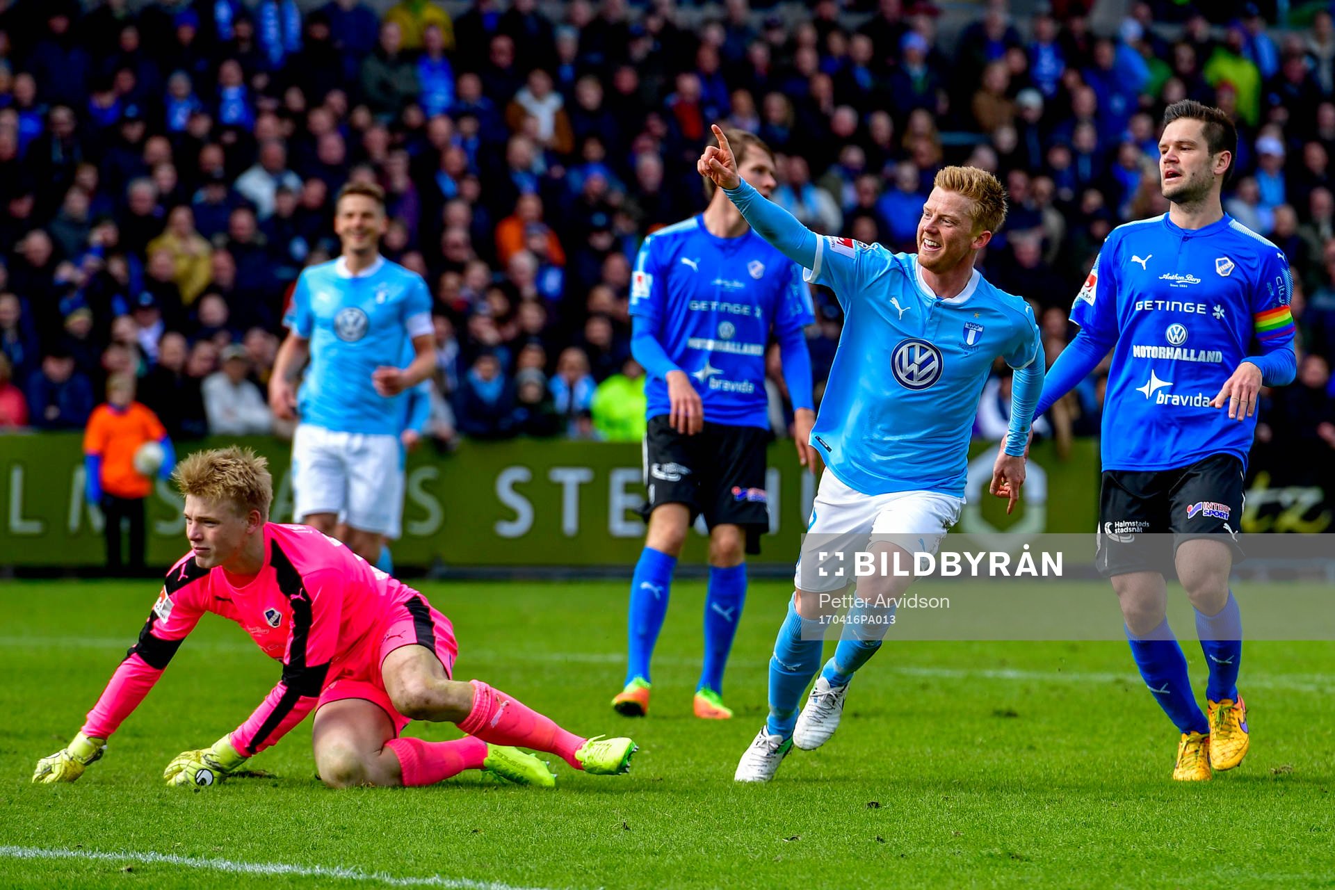 Malmö FFs Anders Christiansen jublar