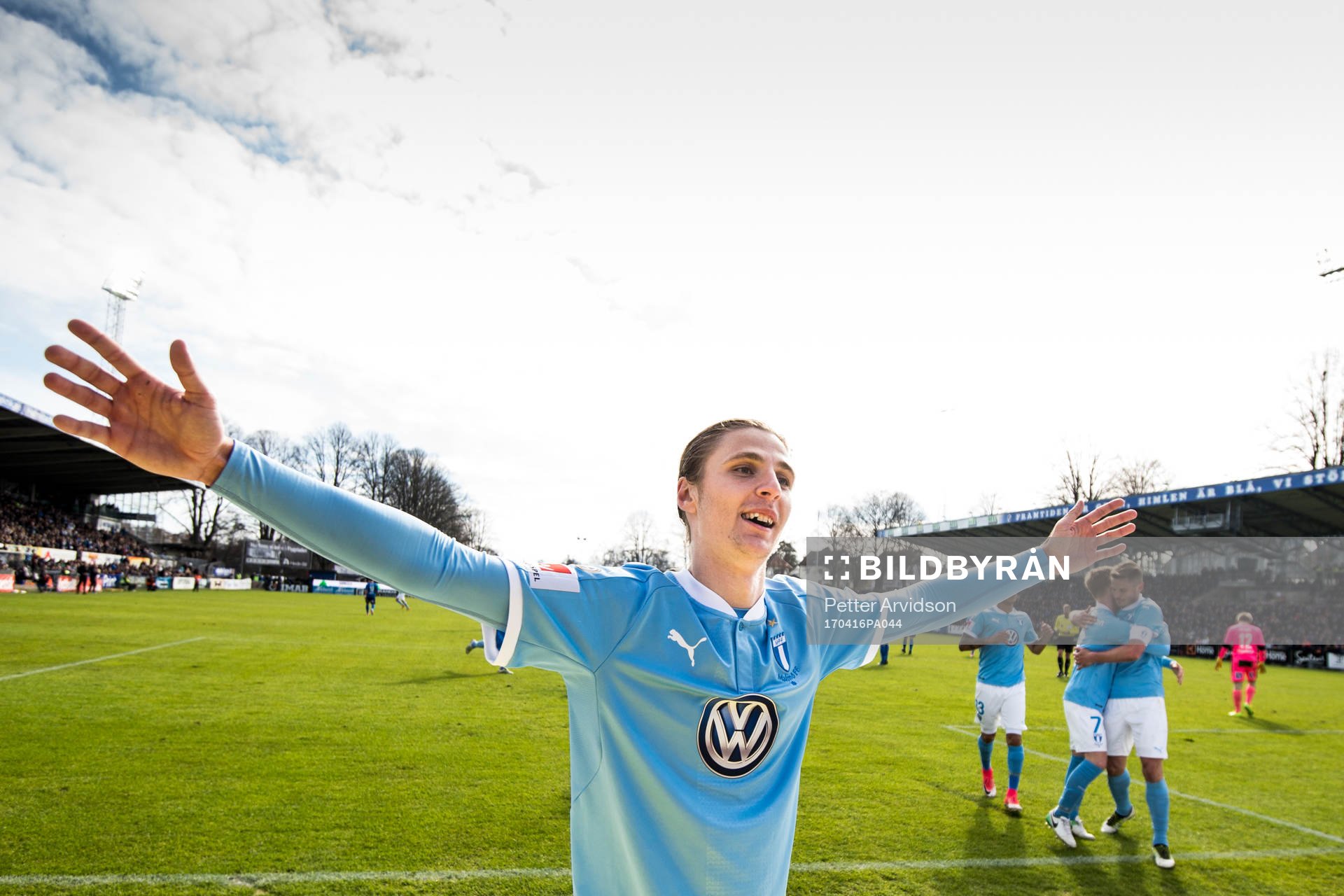 Malmö FFs Pawel Cibicki jublar