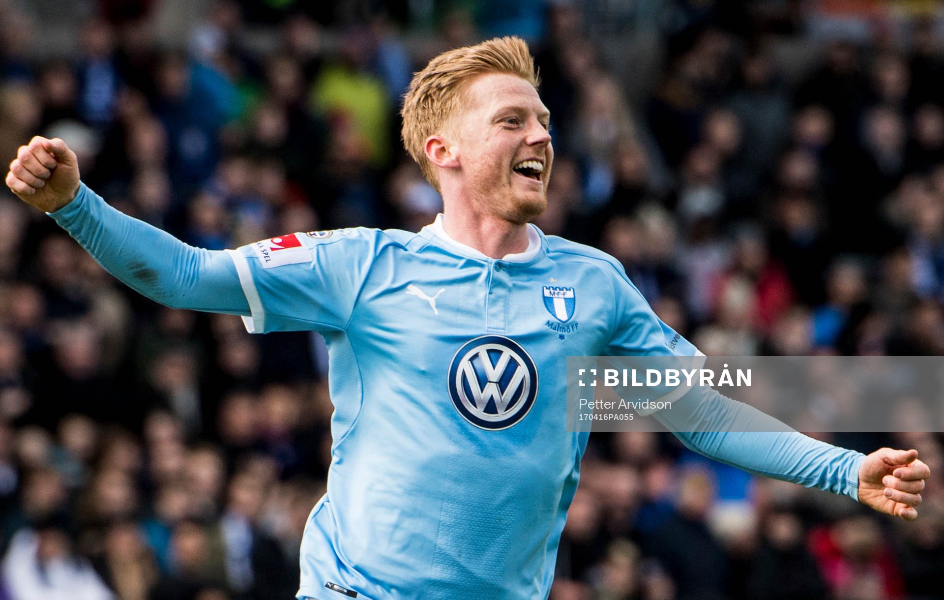 Malmö FFs Anders Christiansen jublar