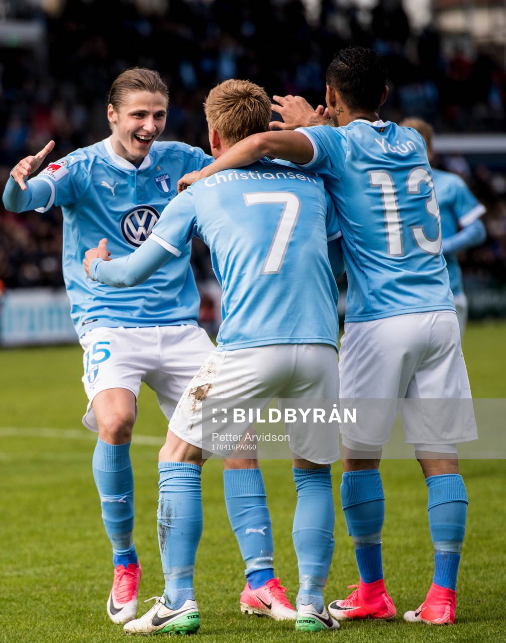 Malmö FFs Pawel Cibicki jublar