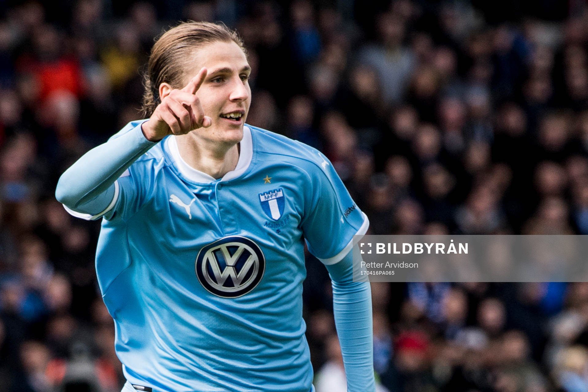 Malmö FFs Pawel Cibicki jublar
