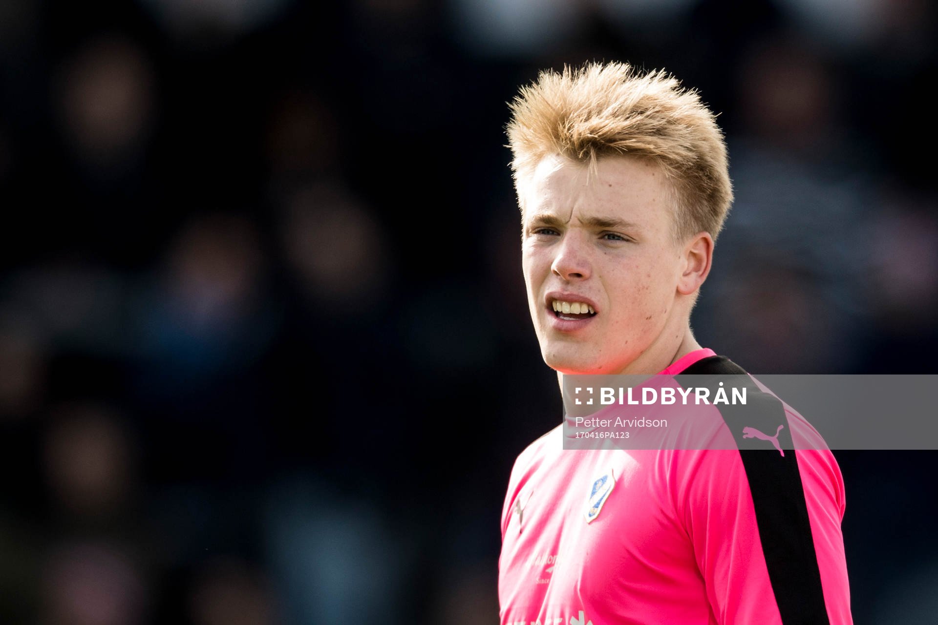 Halmstads målvakt Isak Pettersson