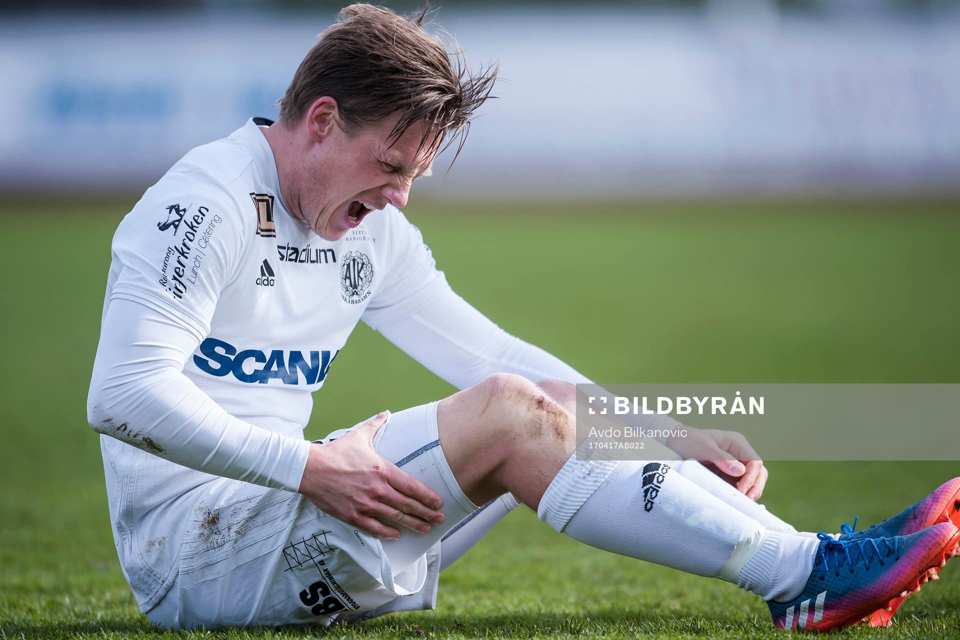 Oskarshamns Filip Jägerbrink fick smäll