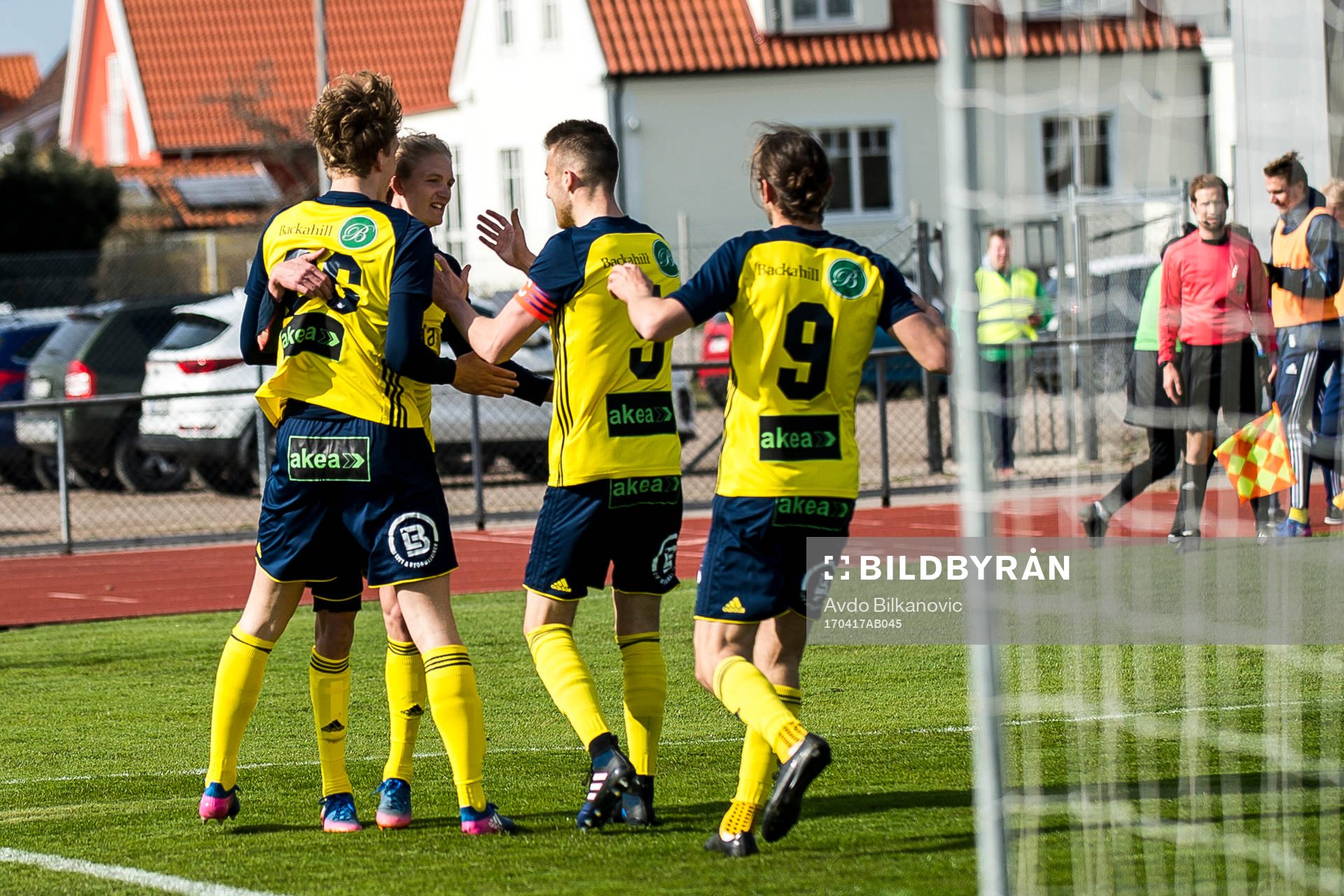 Ängelholms Andreas Karlsson jublar