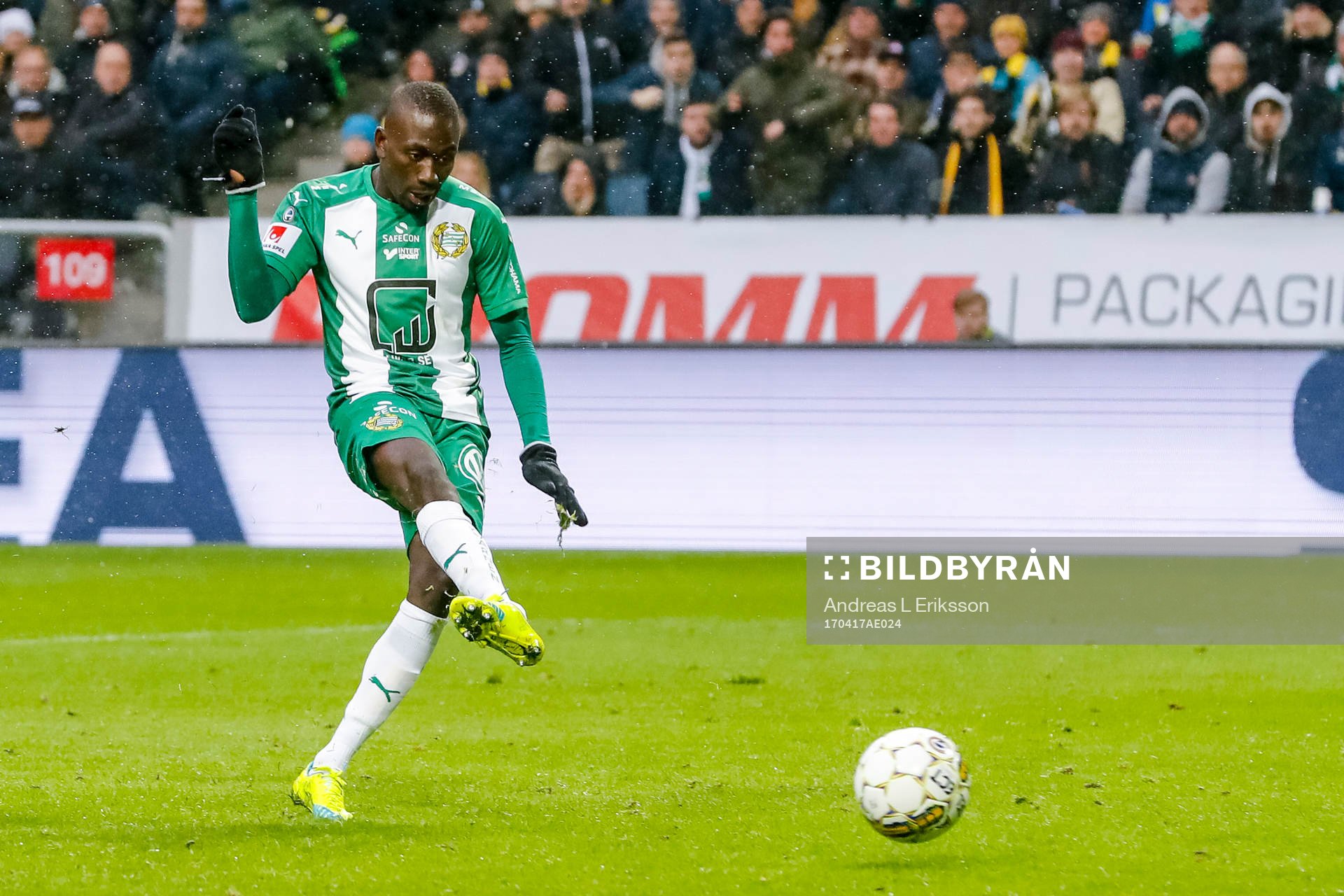 Hammarbys Pa Amat Dibba gör 1-2