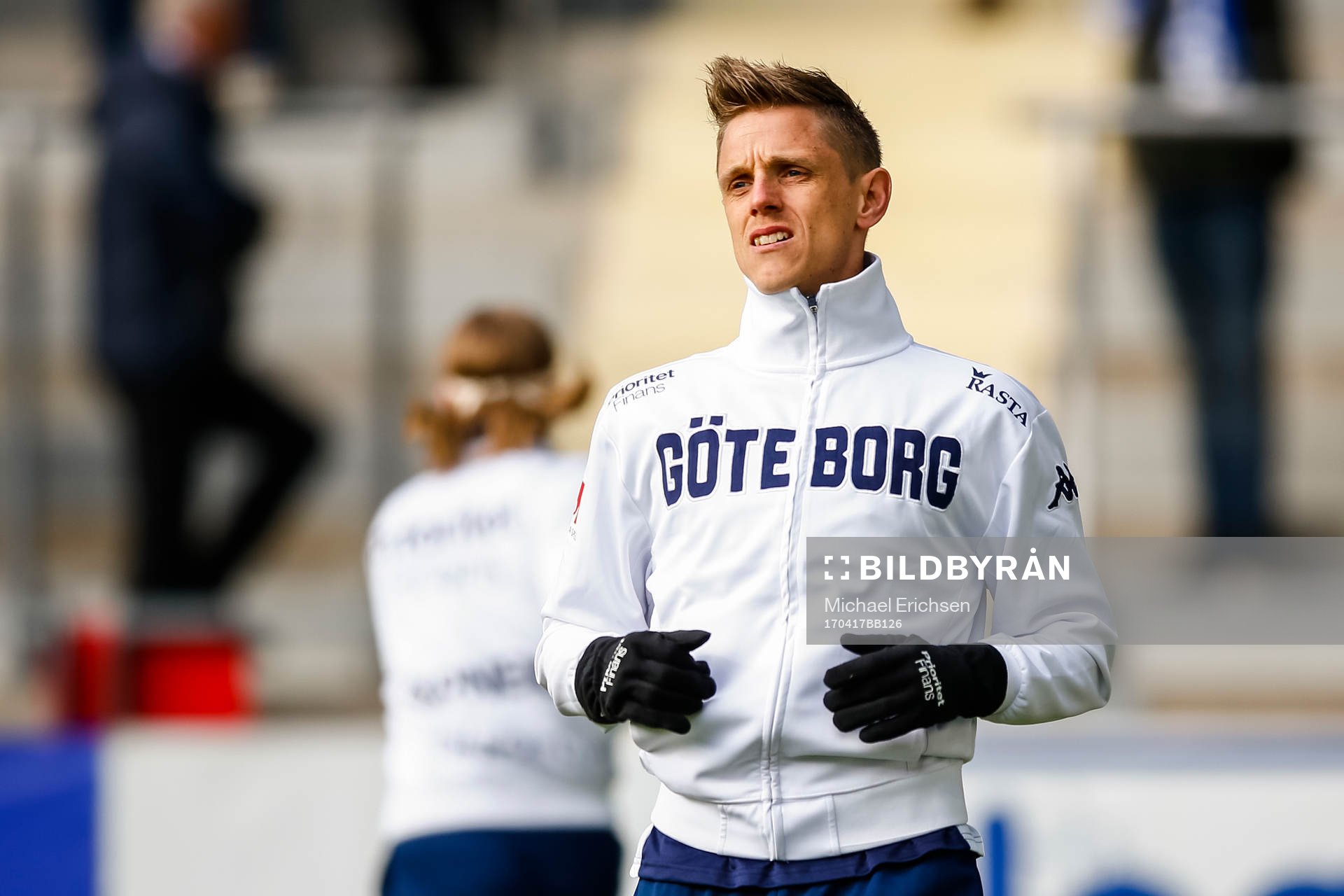 IFK Göteborgs Sören Rieks före fotbollsmatchen i