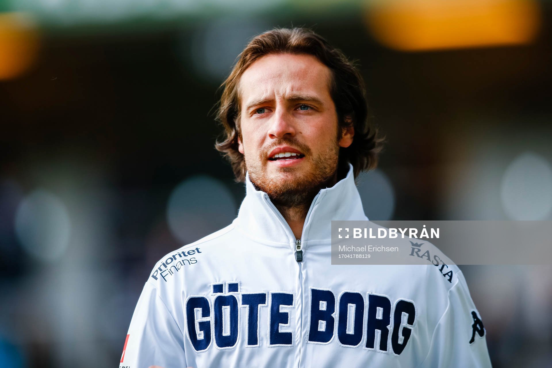 IFK Göteborgs Mikkel Diskerud före fotbollsmatchen i