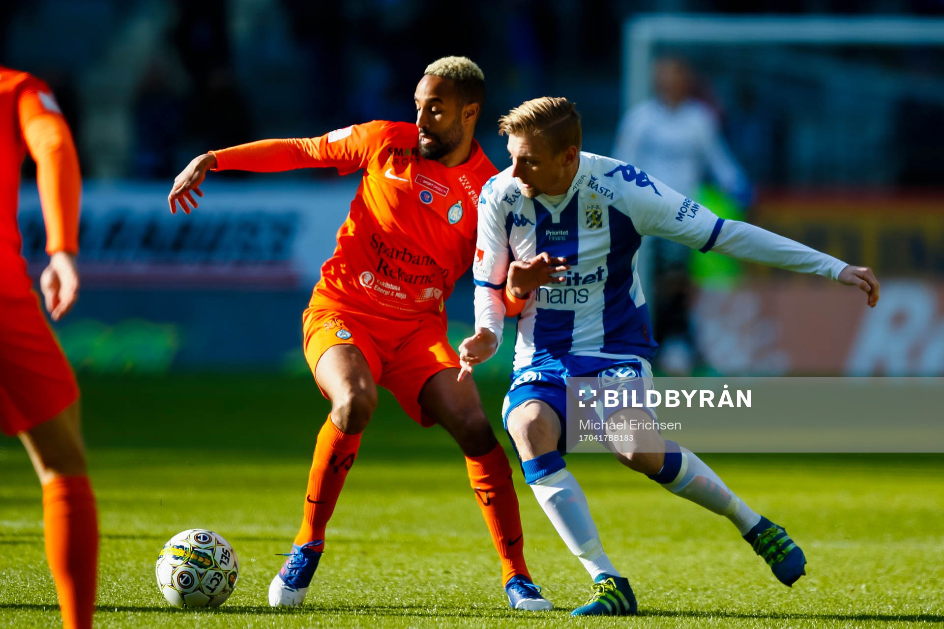 AFC Eskilstunas Ferid Ali och IFK Göteborgs Sebastian
