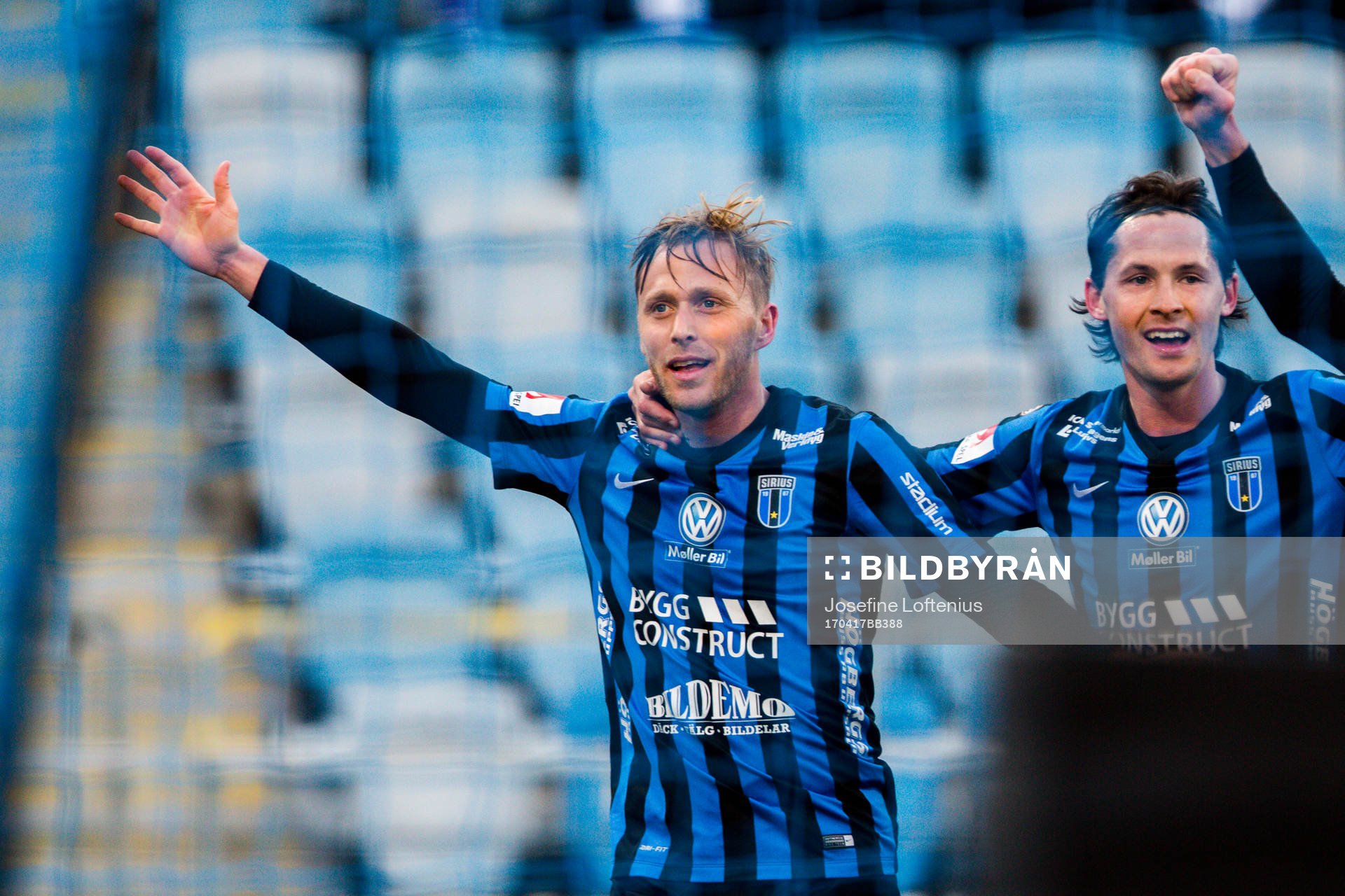 Sirius Christer Gustafsson jublar