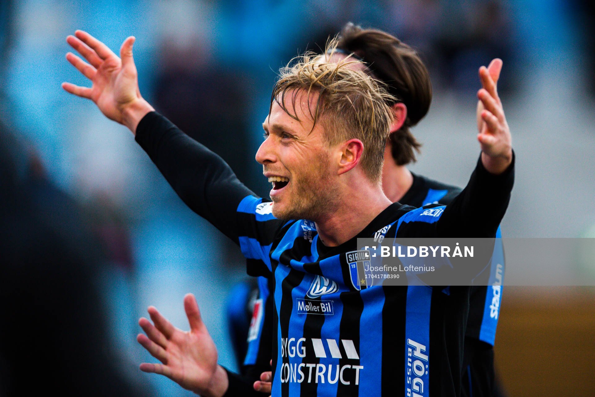 Sirius Christer Gustafsson jublar