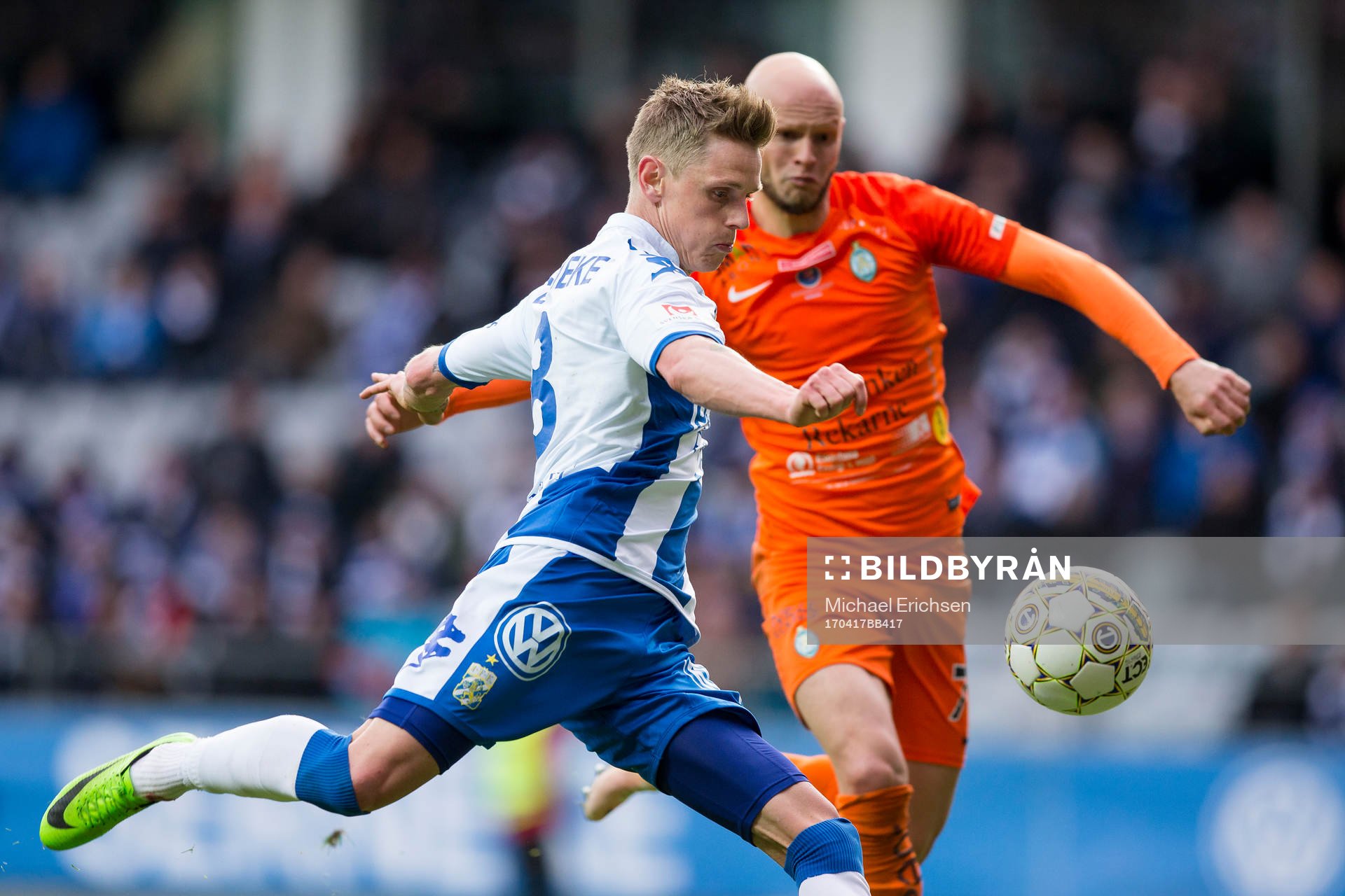 IFK Göteborgs Sören Rieks med målchans mot AFC