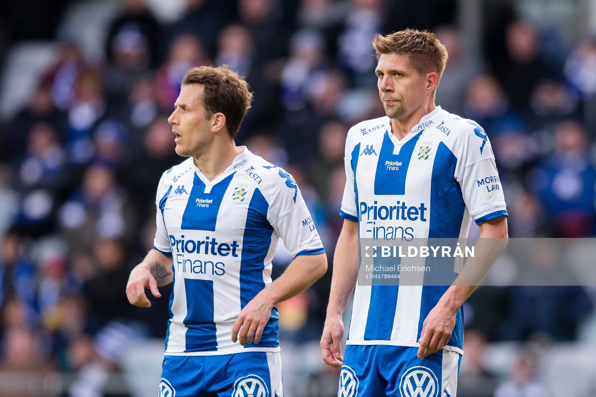IFK Göteborgs Tobias Hysen och Mikael Boman