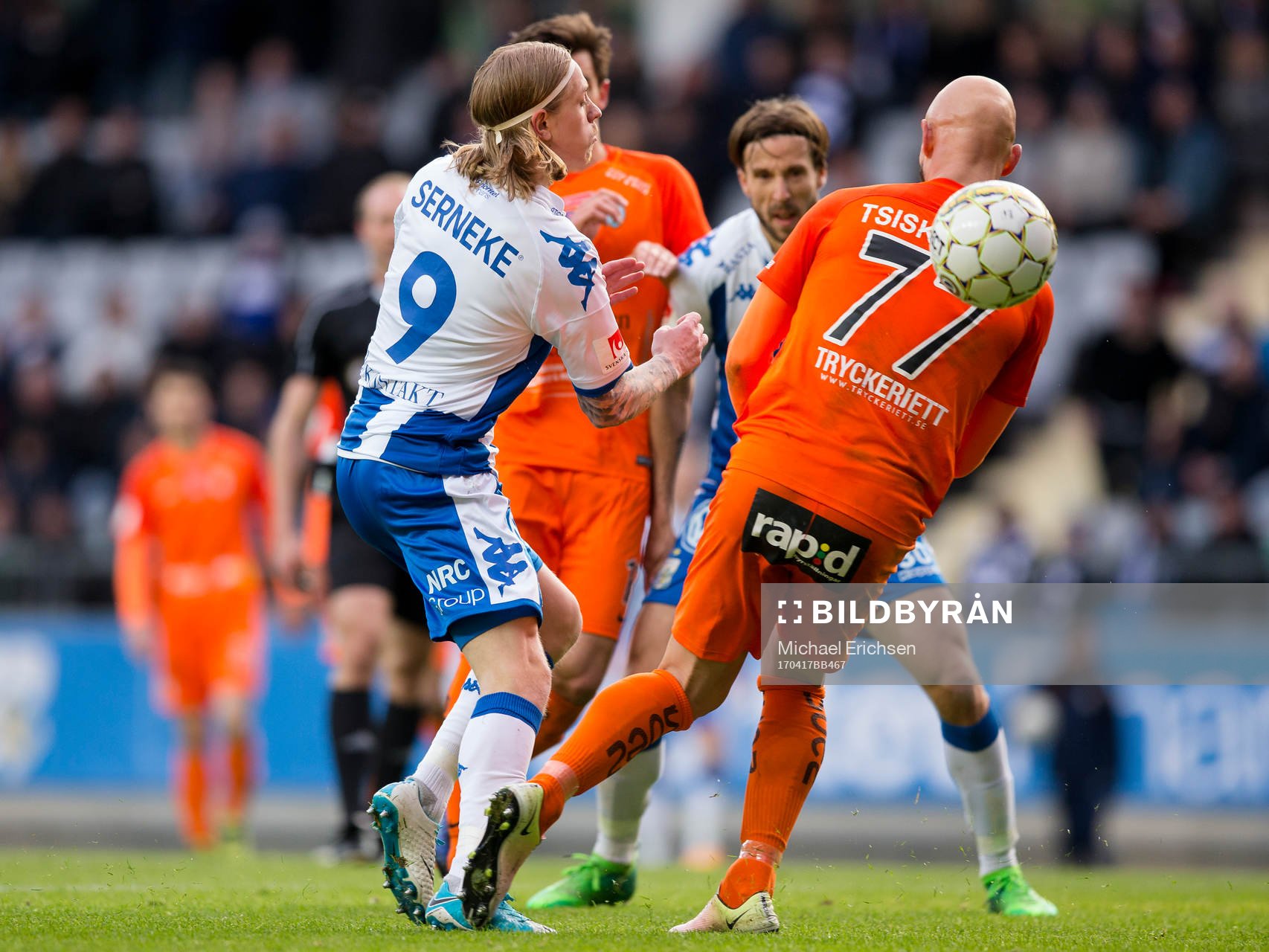 IFK Göteborgs Elias Mar Omarsson mot AFC Eskilstunas