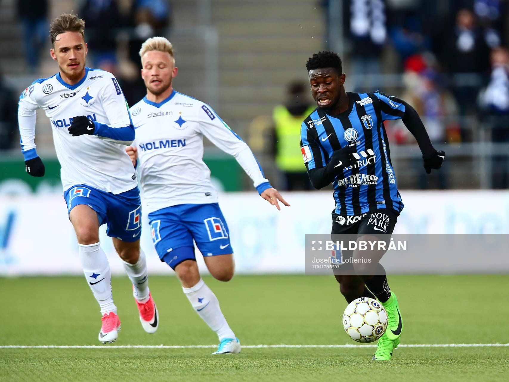 Sirius Kingsley Sarfo, Norrköpings Nicklas Bärkroth  och