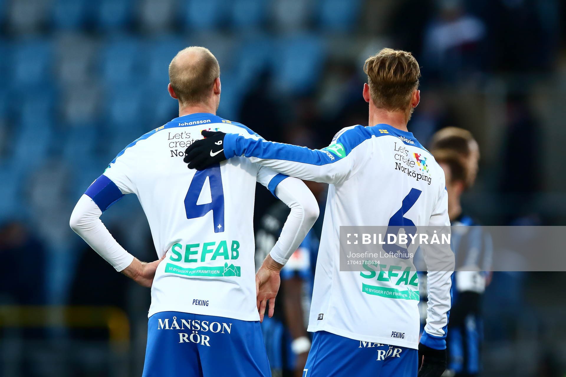 Norrköpings Andreas Johansson och Linus Wahlqvist